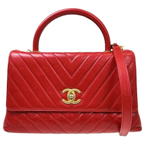 Coco Handle leather handbag