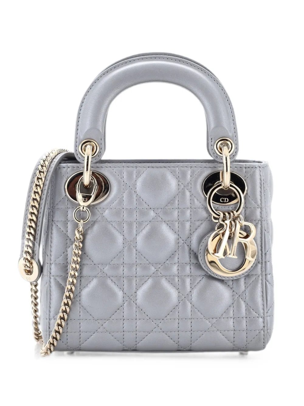 Lady Dior Chain Bag Cannage Quilt Lambskin Mini satchel