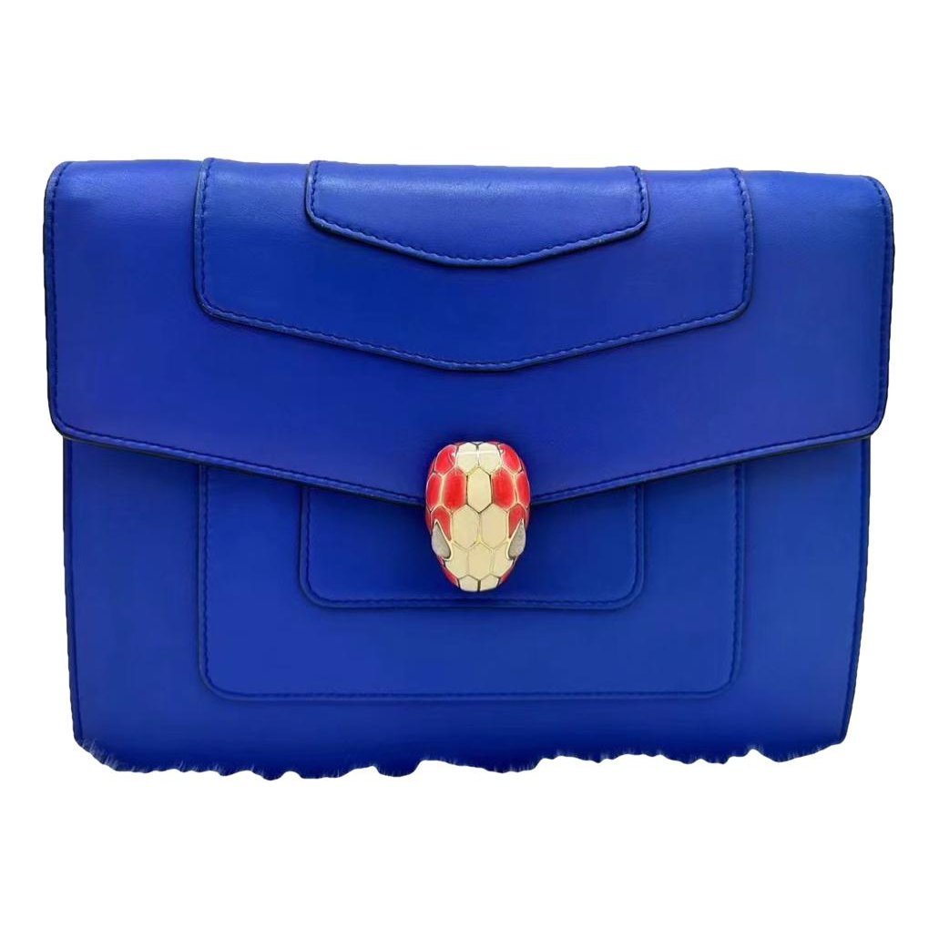 Serpenti leather handbag