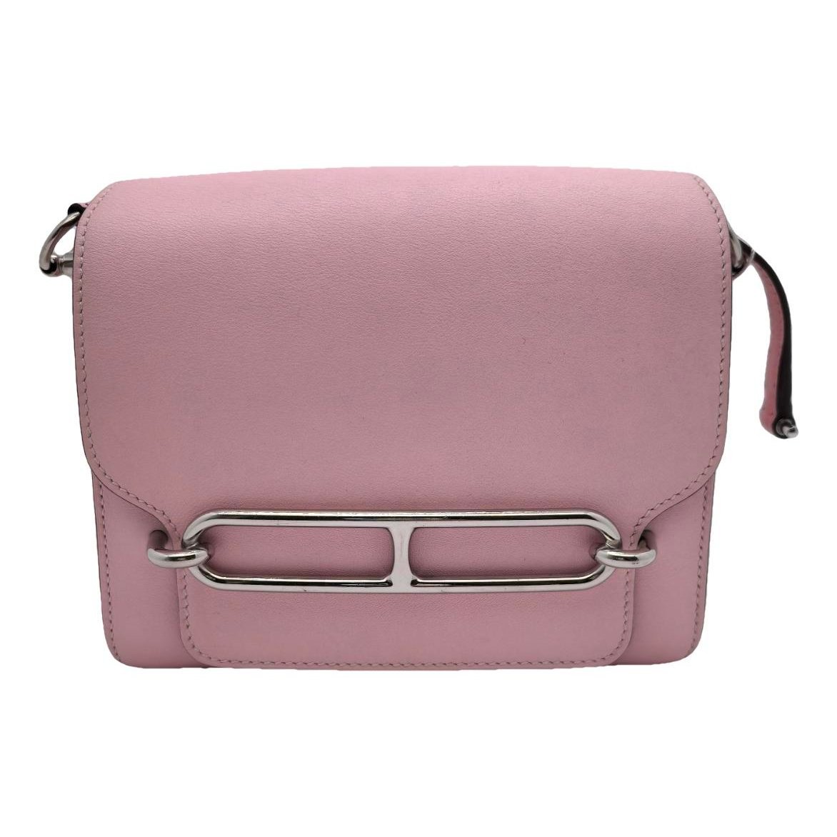 Hermes Roulis Handbag Pink Swift Leather