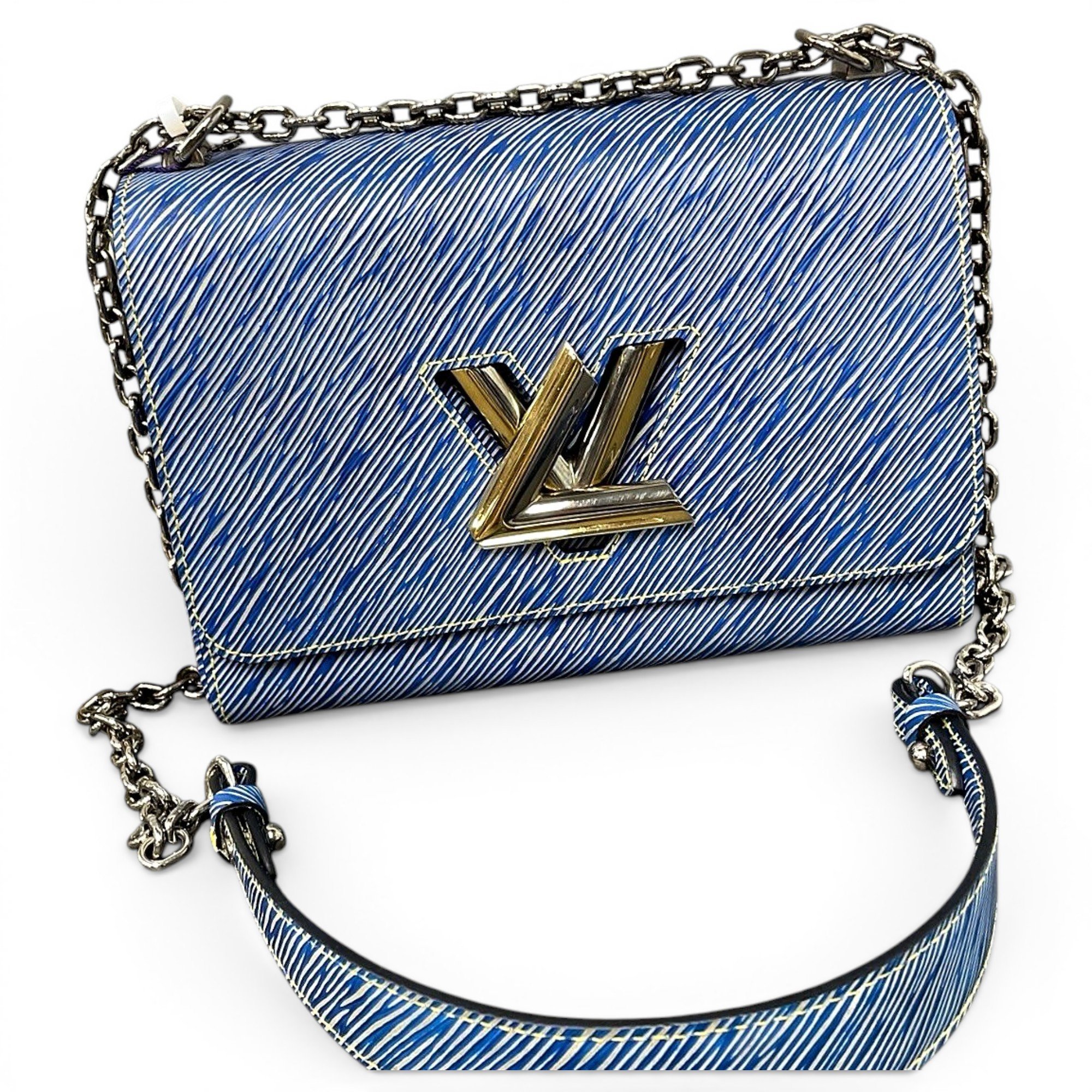 Twist leather handbag