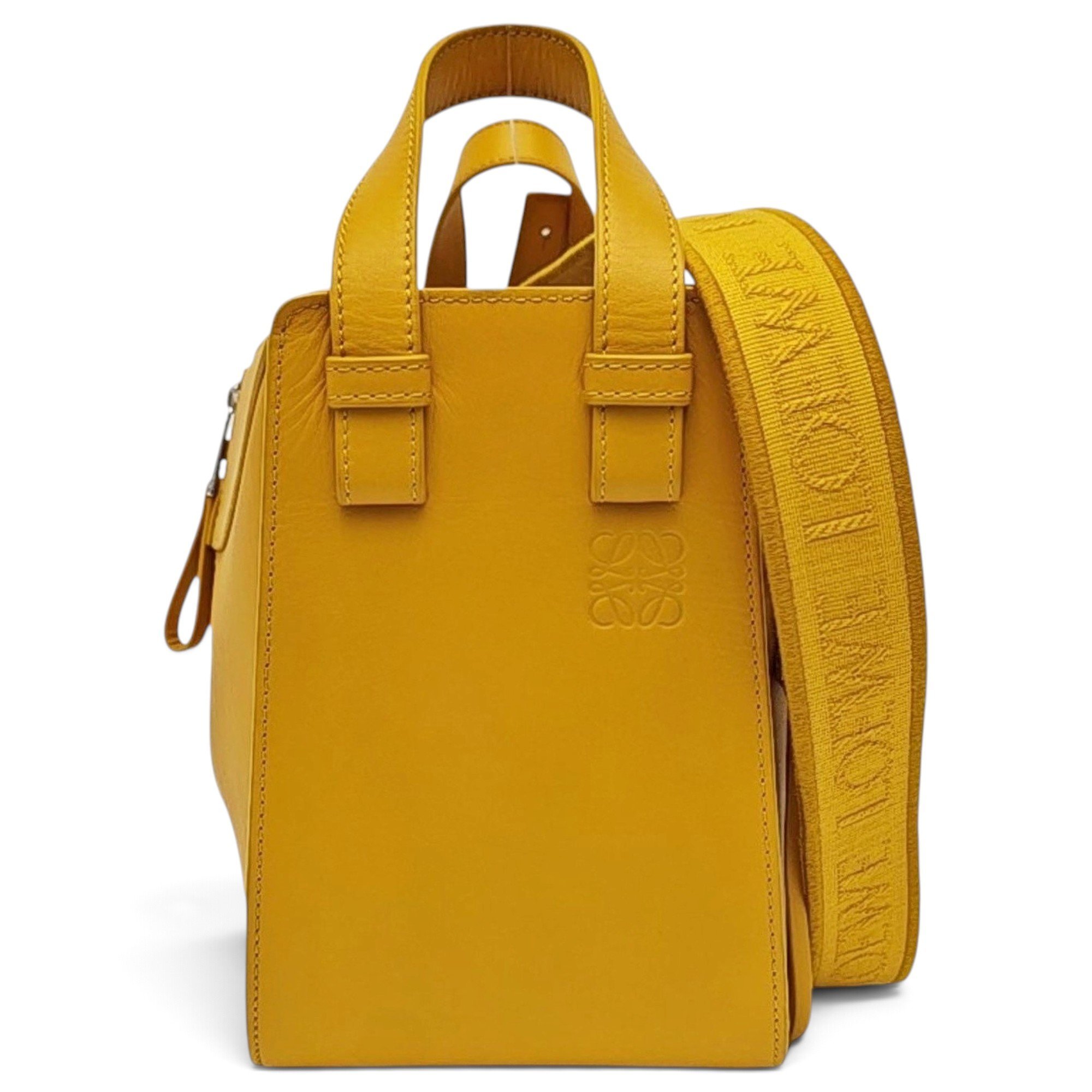 Hammock leather handbag