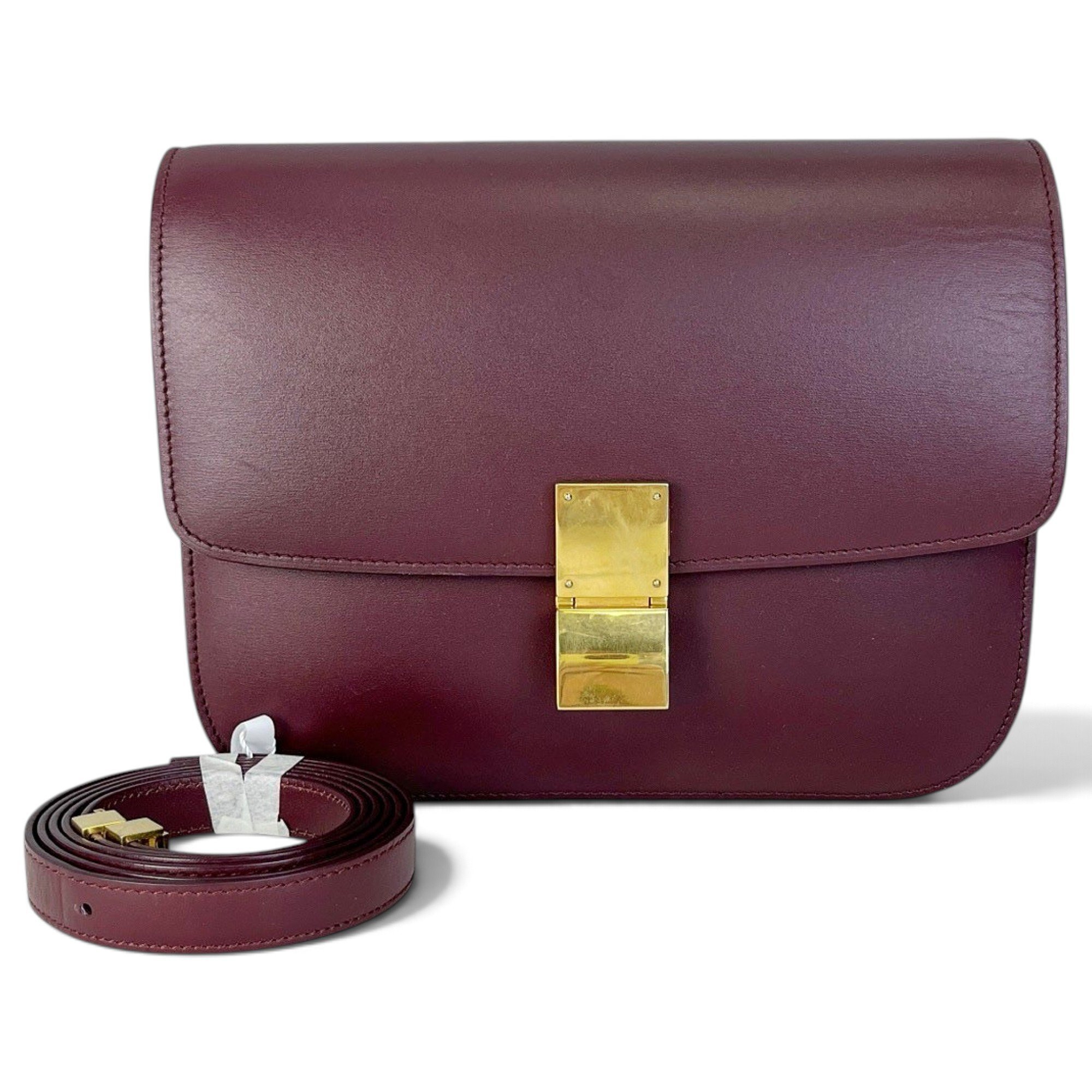 Classic leather crossbody bag
