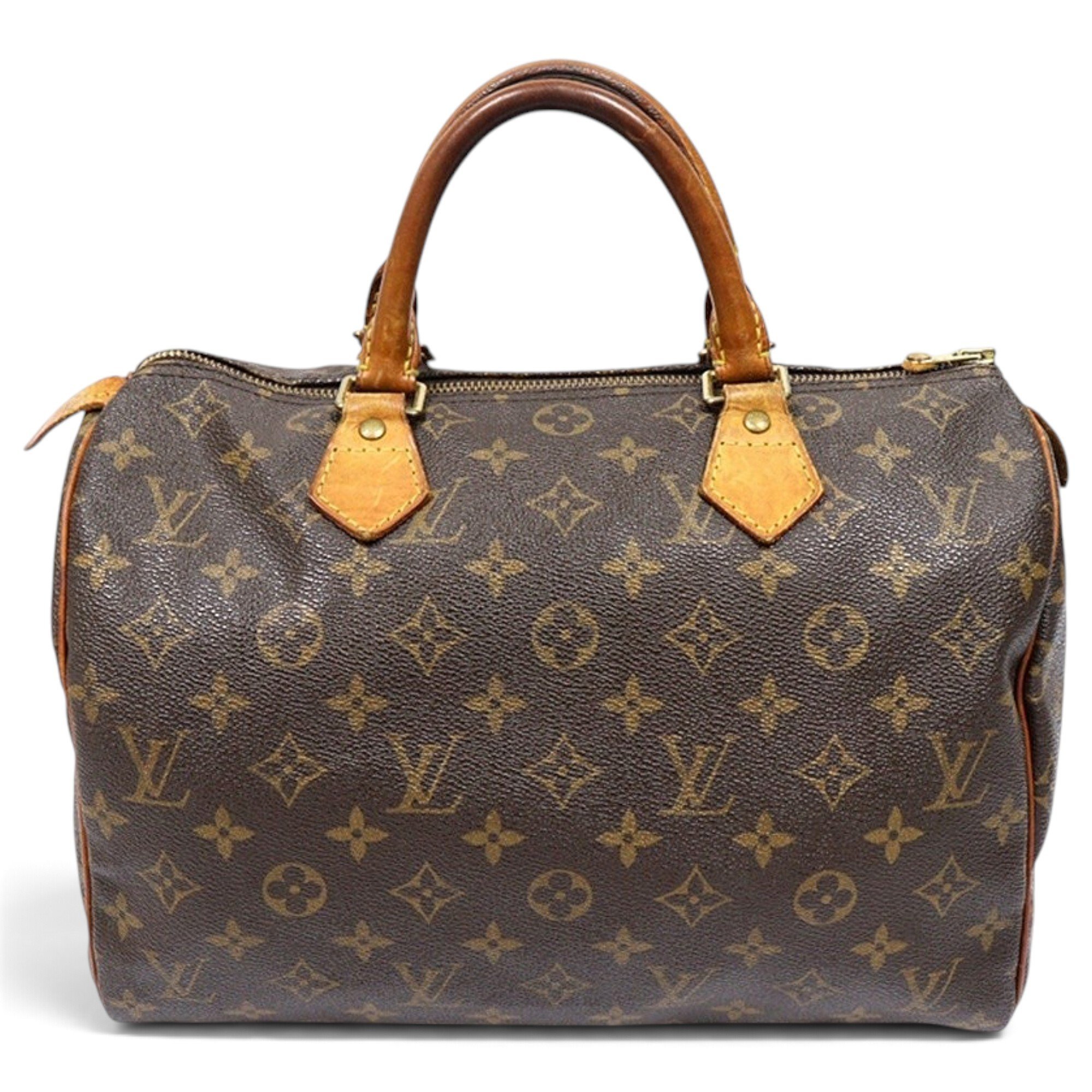 Speedy leather tote