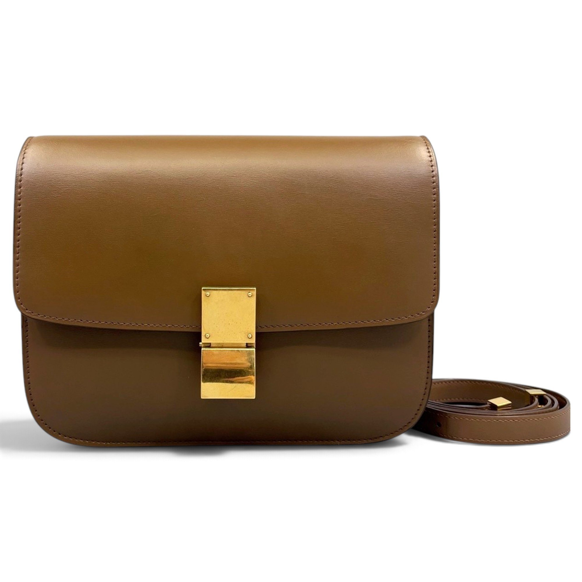 Classic leather crossbody bag