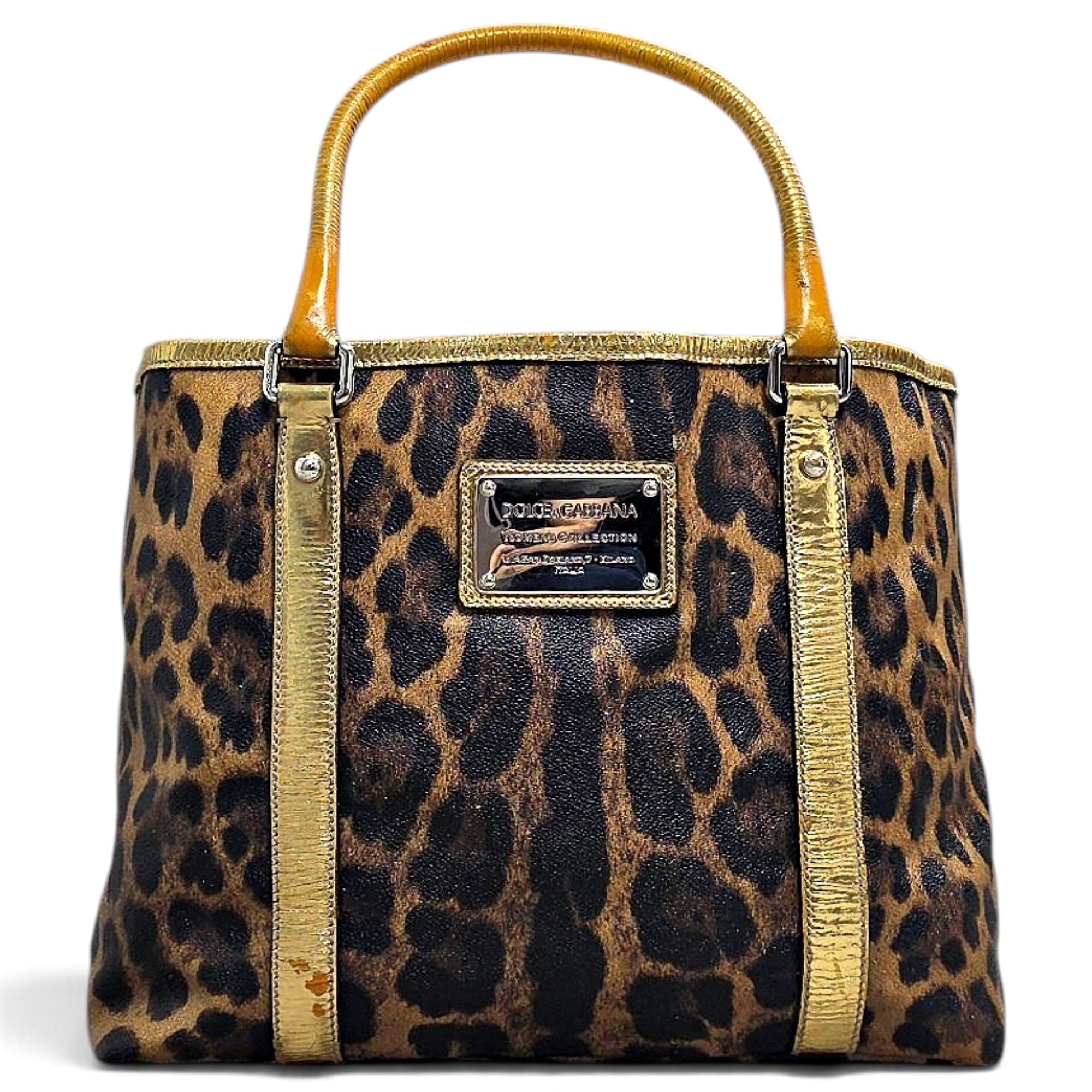 Leather tote