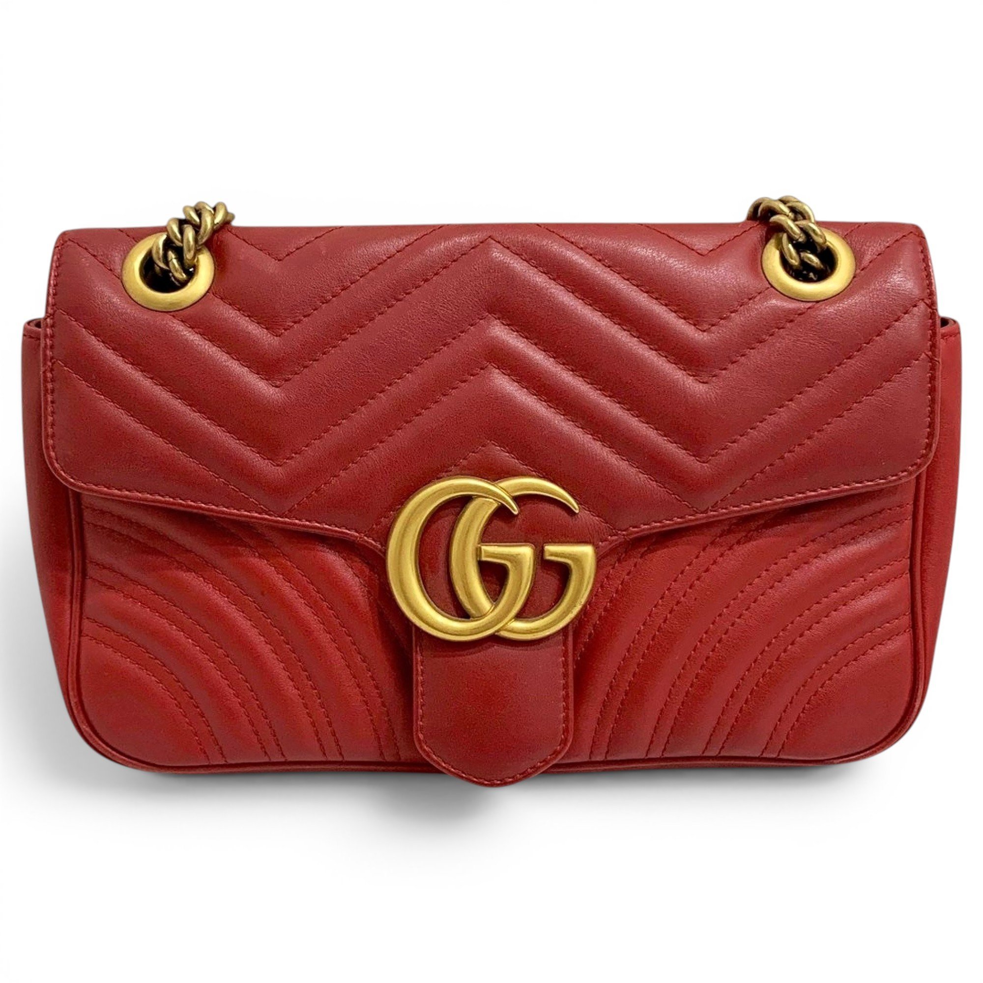 GG Marmont Flap leather crossbody bag