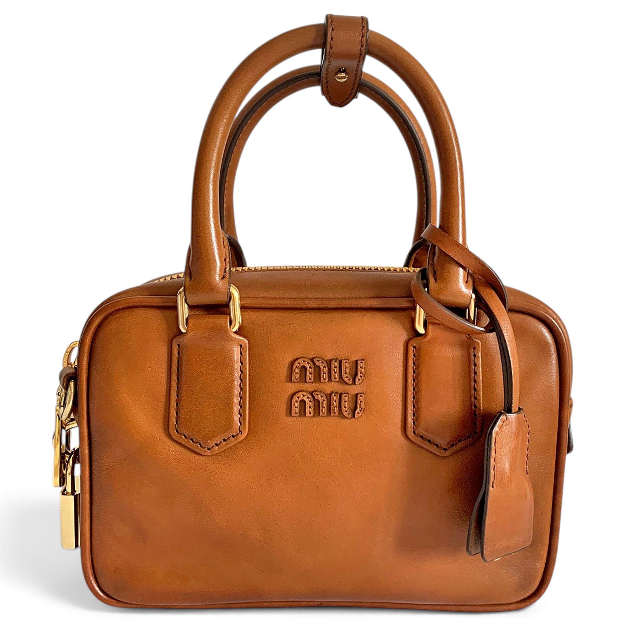 Arcadie leather handbag