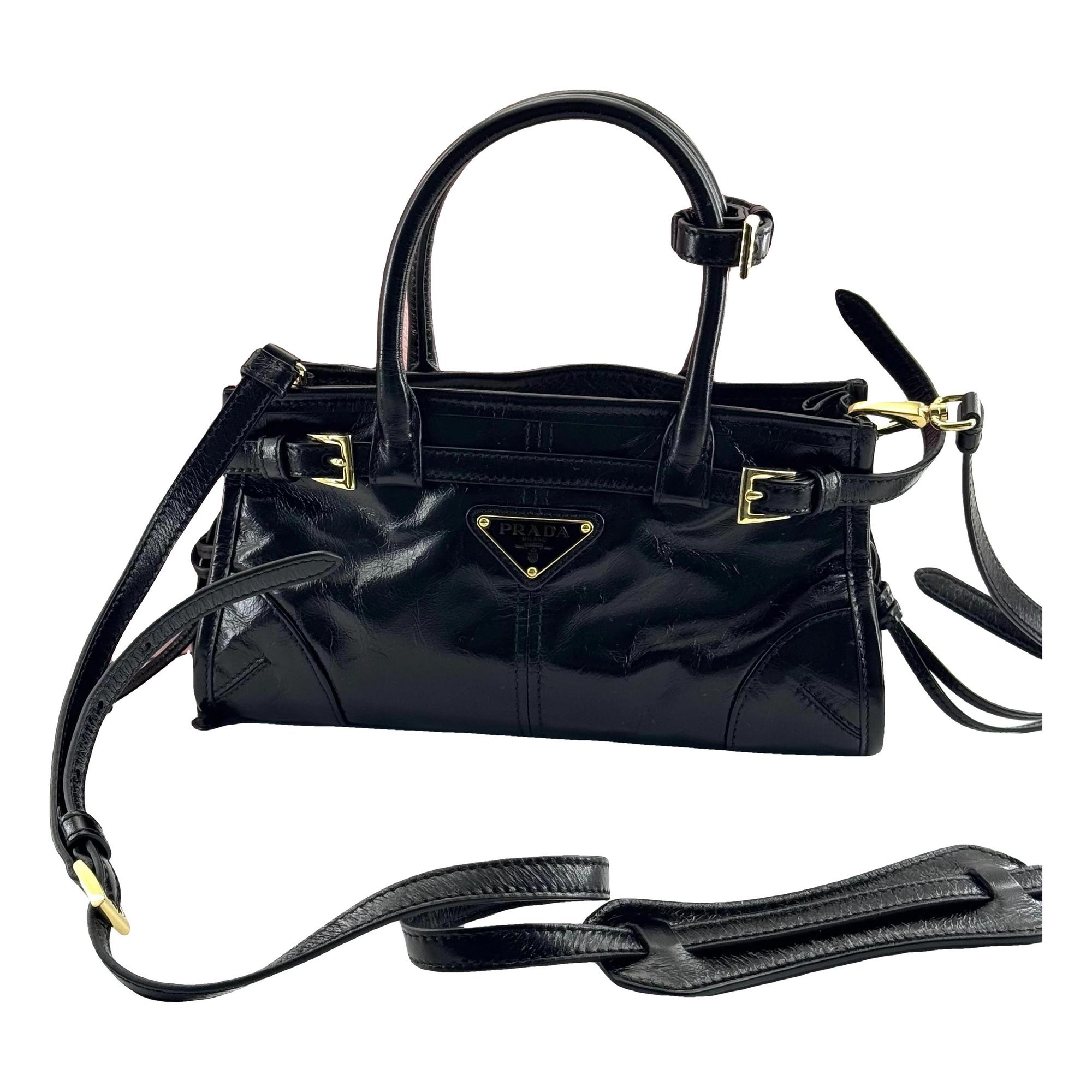 Leather handbag