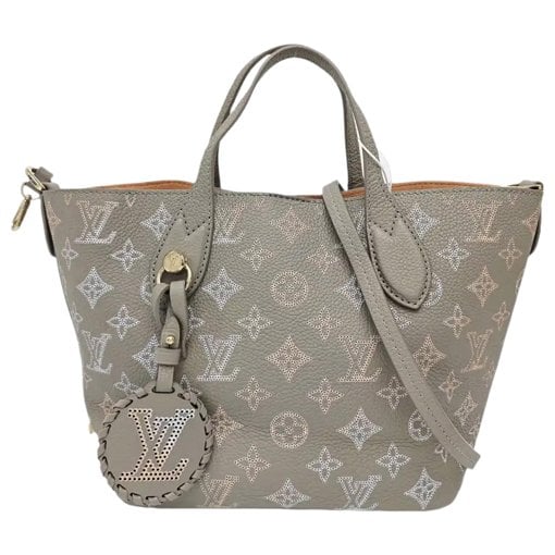 Cosmic blossom leather handbag
