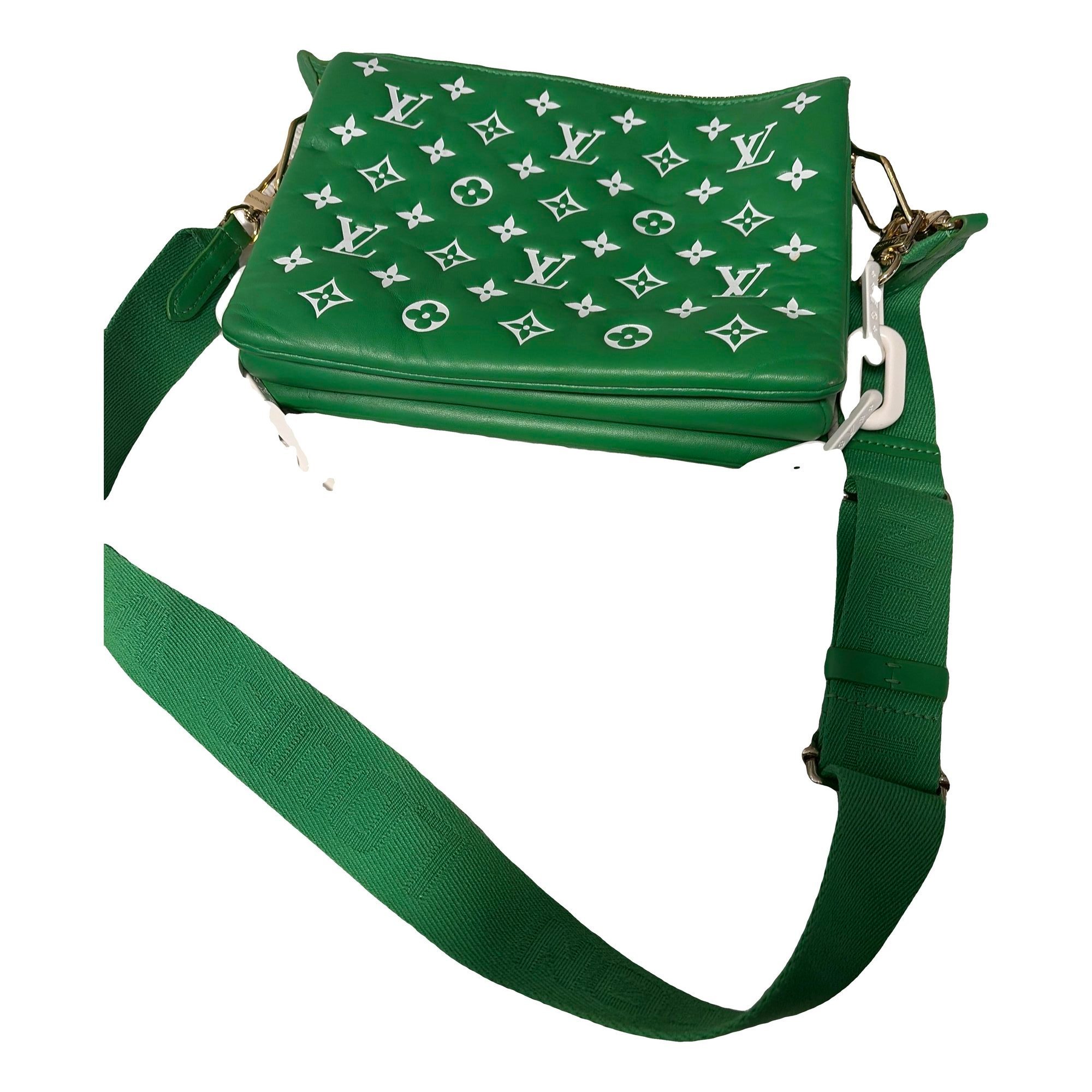 Coussin leather handbag
