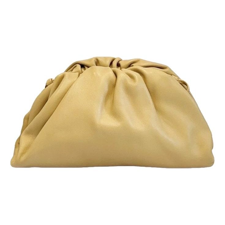 Pouch leather handbag