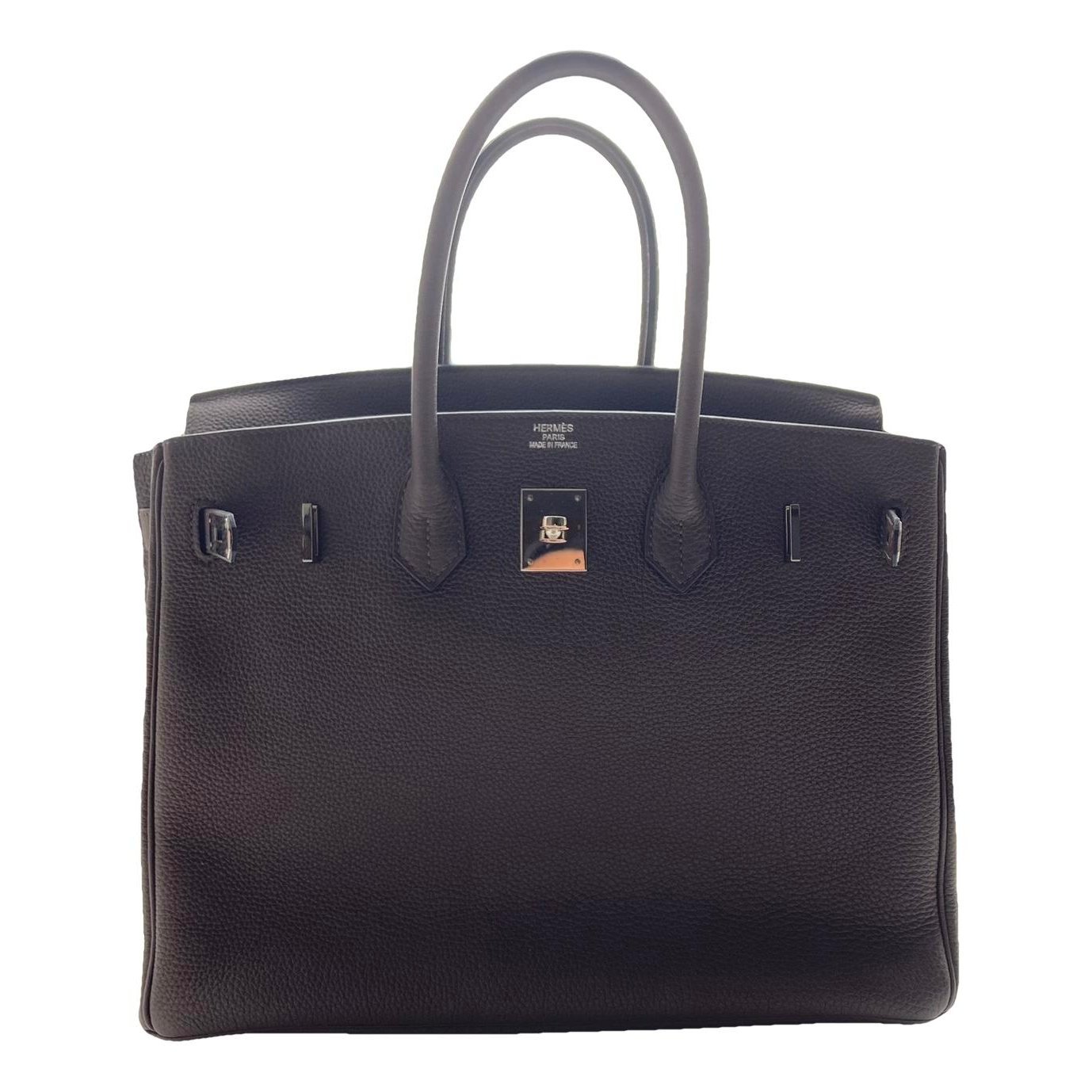 Birkin 35 leather handbag
