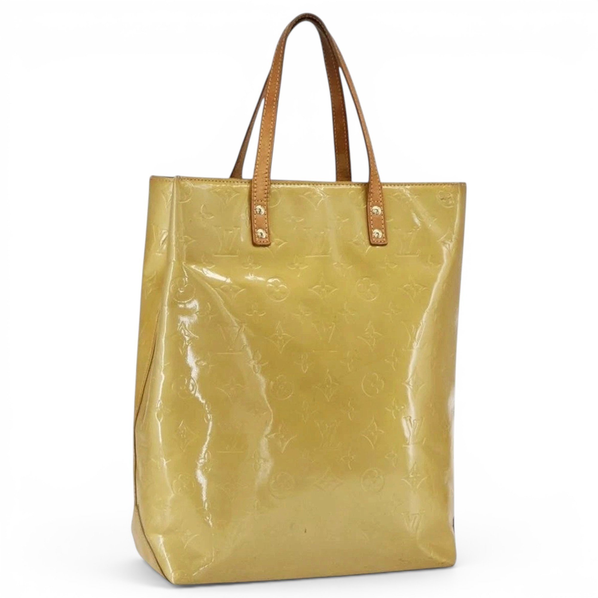 Louis Vuitton Reade patent leather handbag