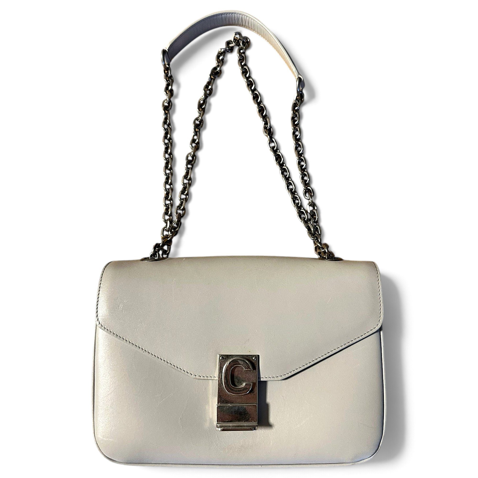 C bag leather crossbody bag