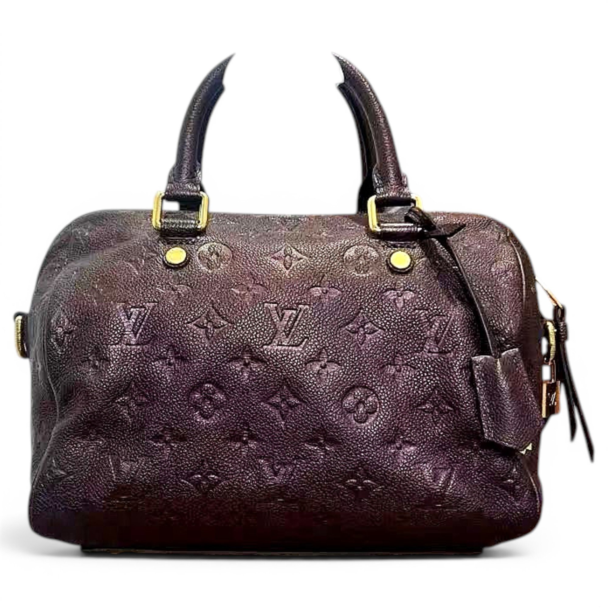 Speedy leather handbag