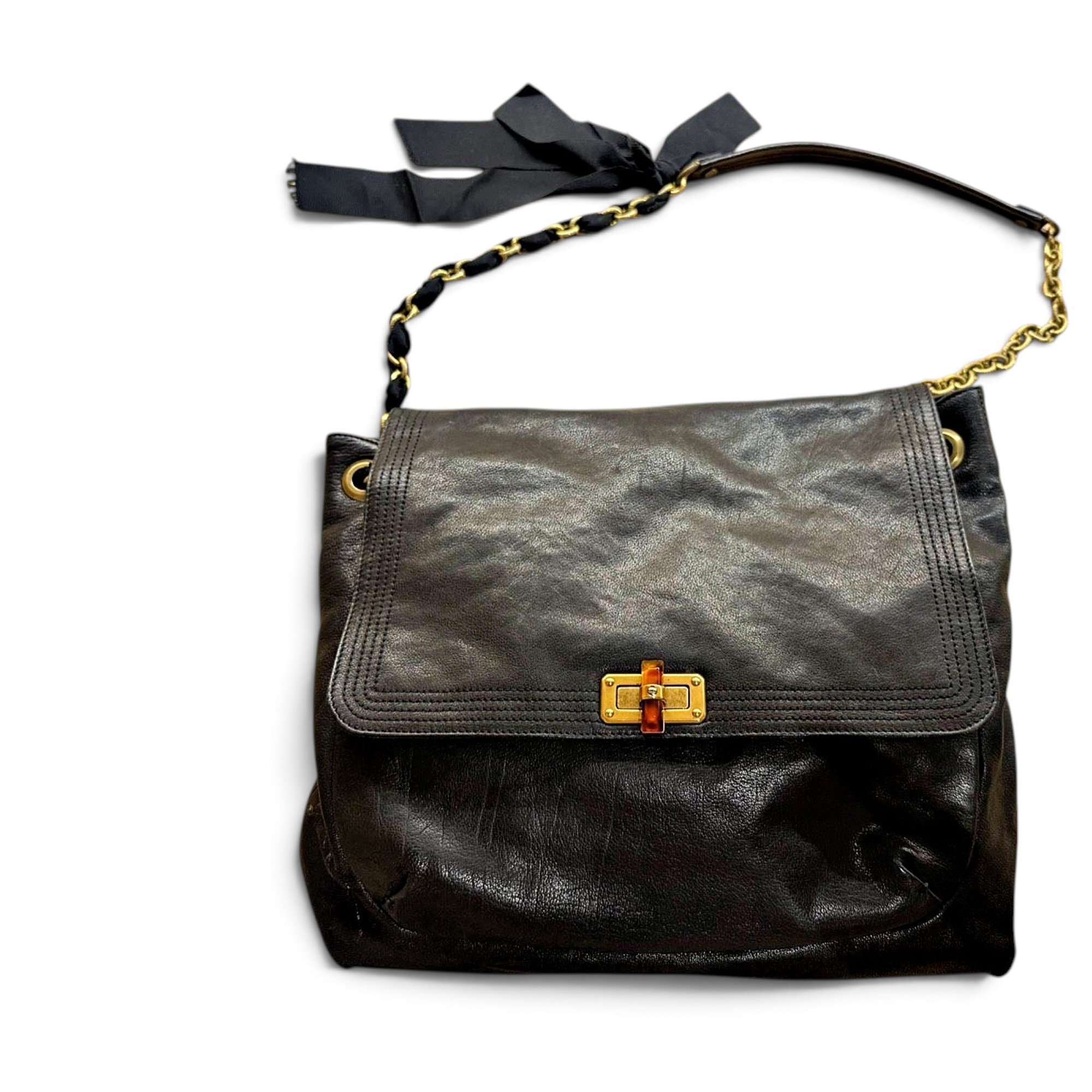 Leather handbag