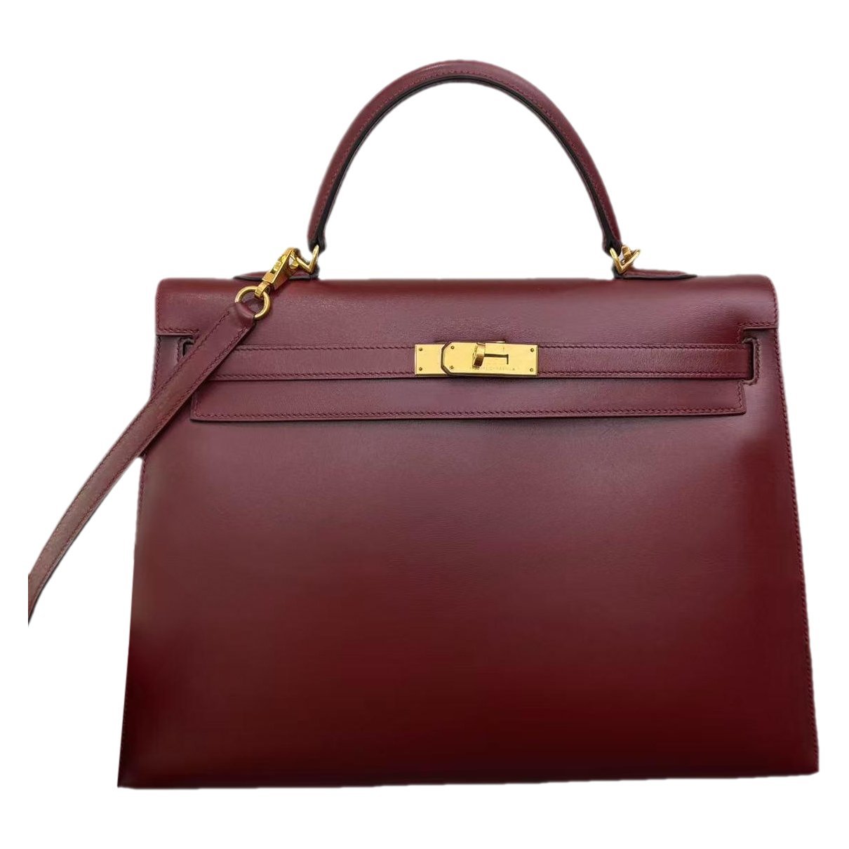 Kelly 35 leather handbag