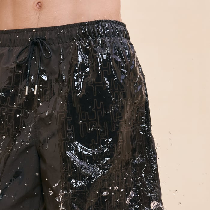 Kaki "H Fantome" Swim Trunks