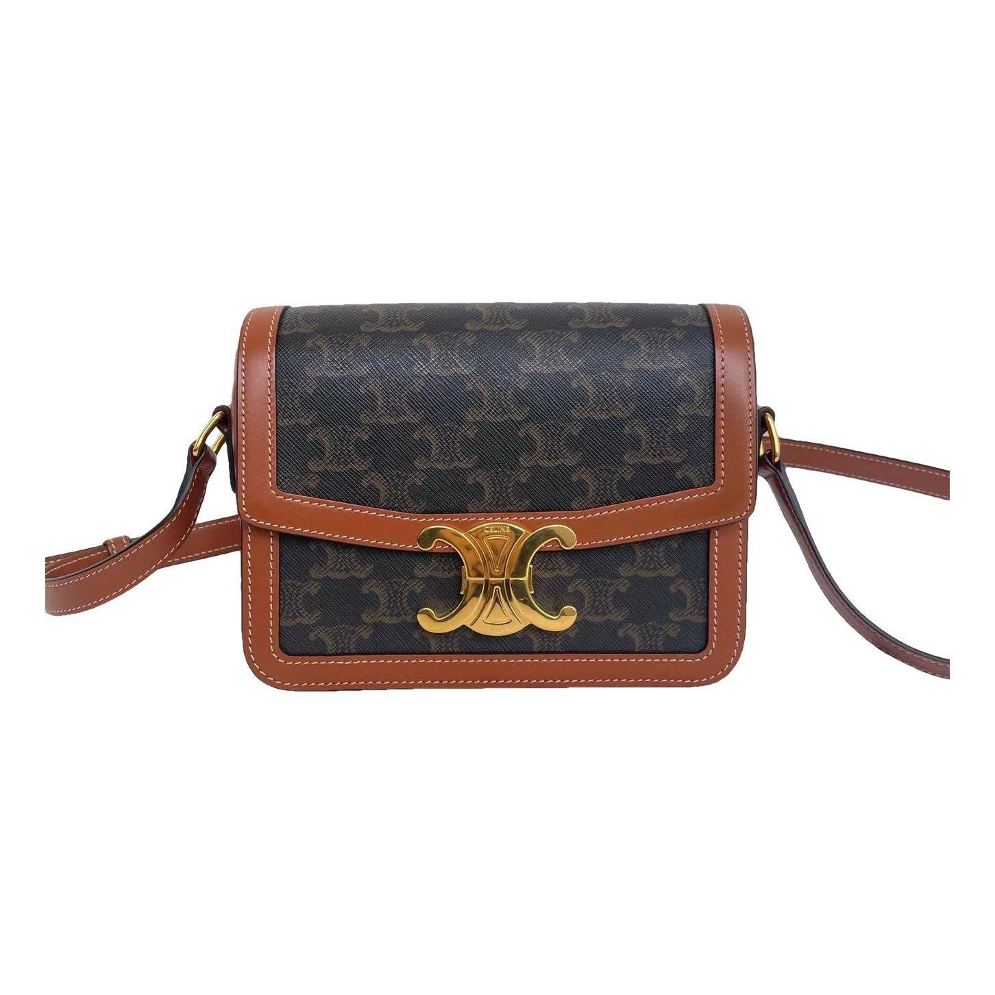 Triomphe cloth handbag