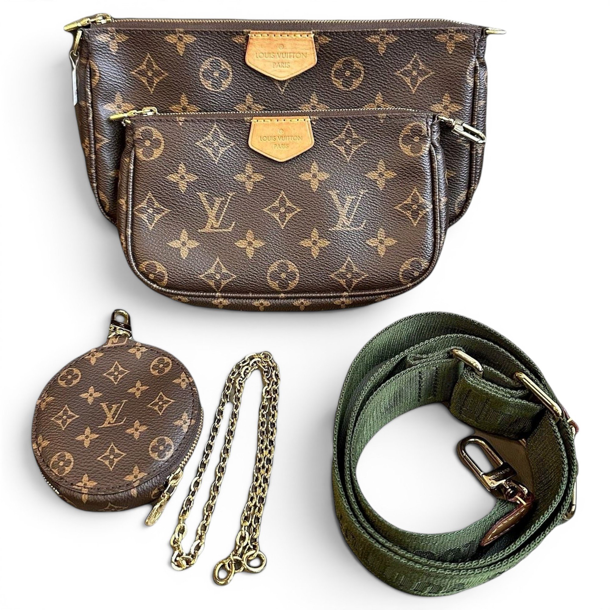 Multi Pochette Accessoires leather handbag
