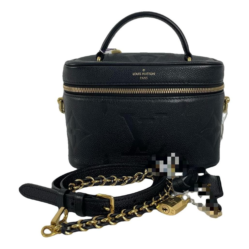 Vanity leather handbag