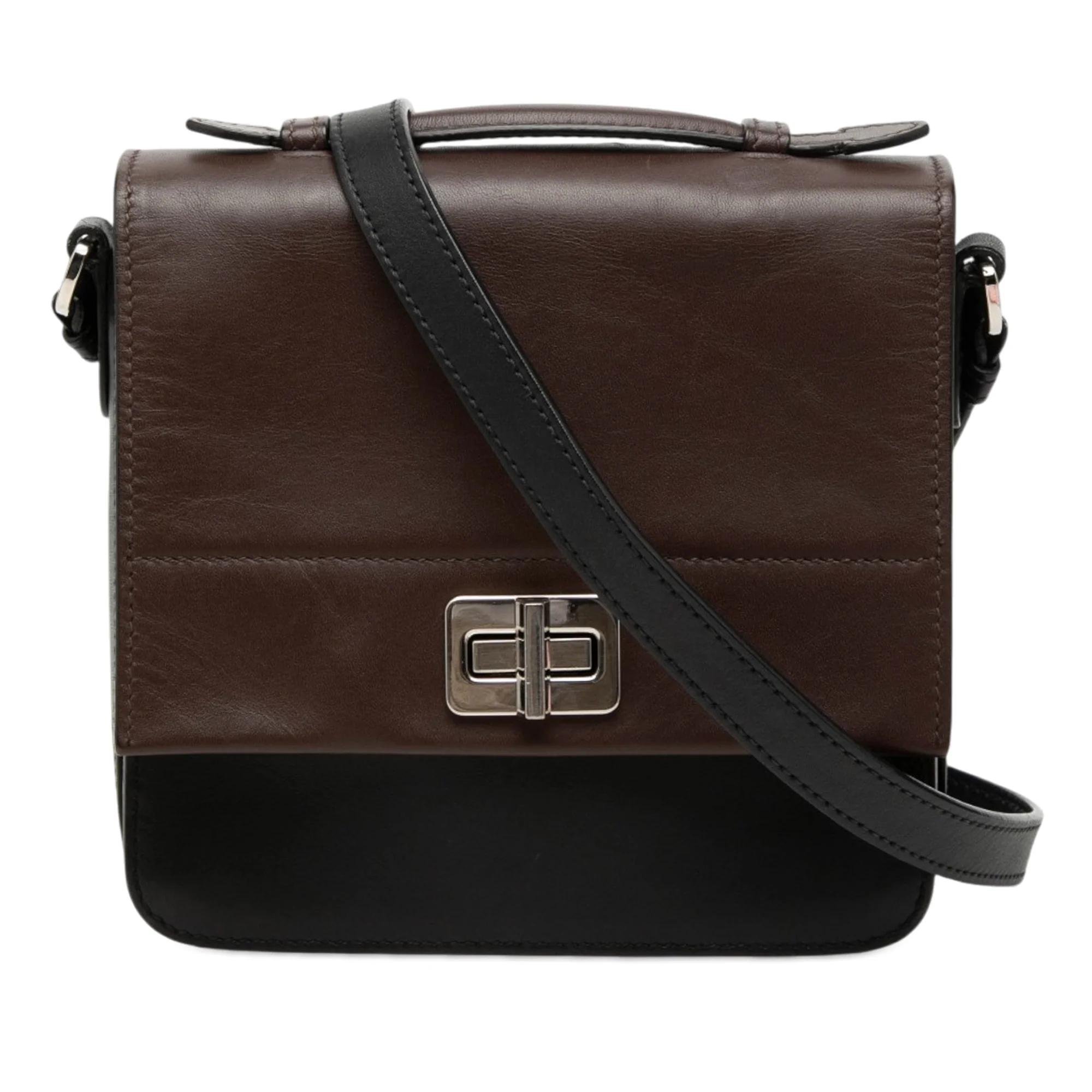 Leather satchel