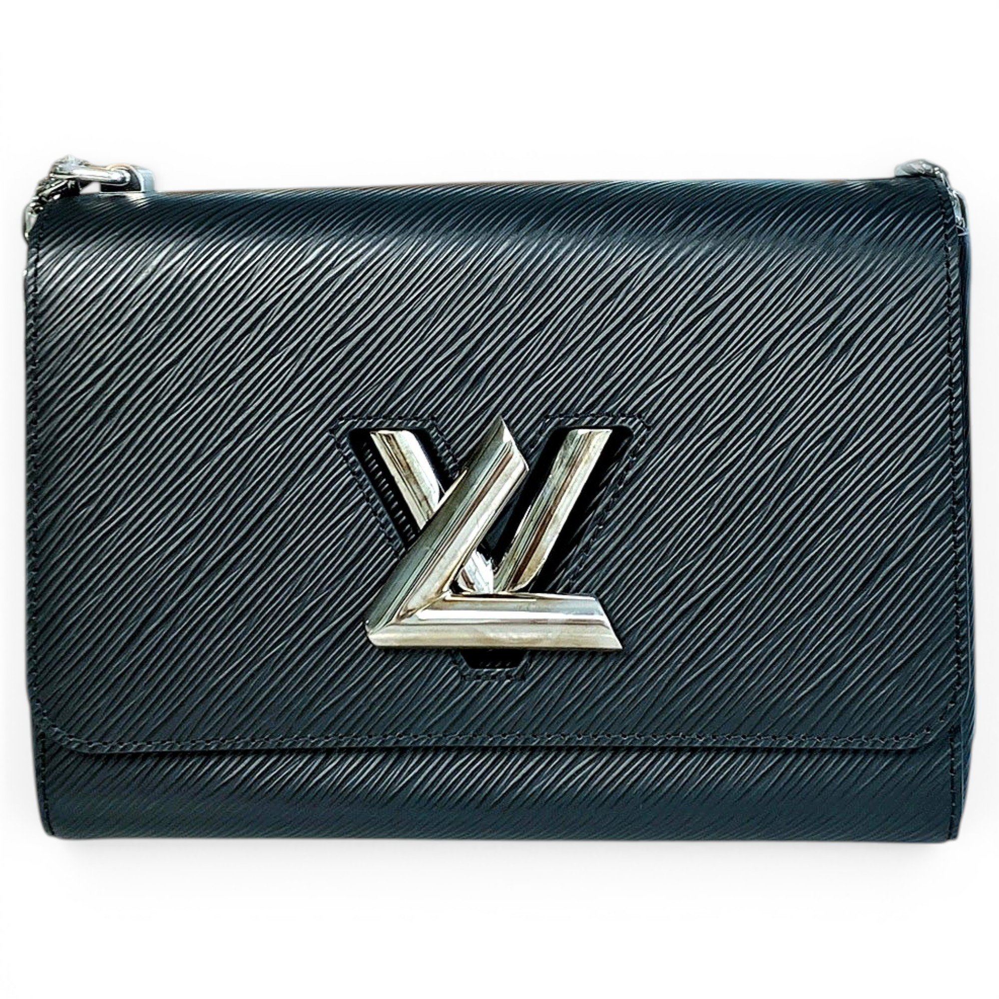 Twist leather handbag