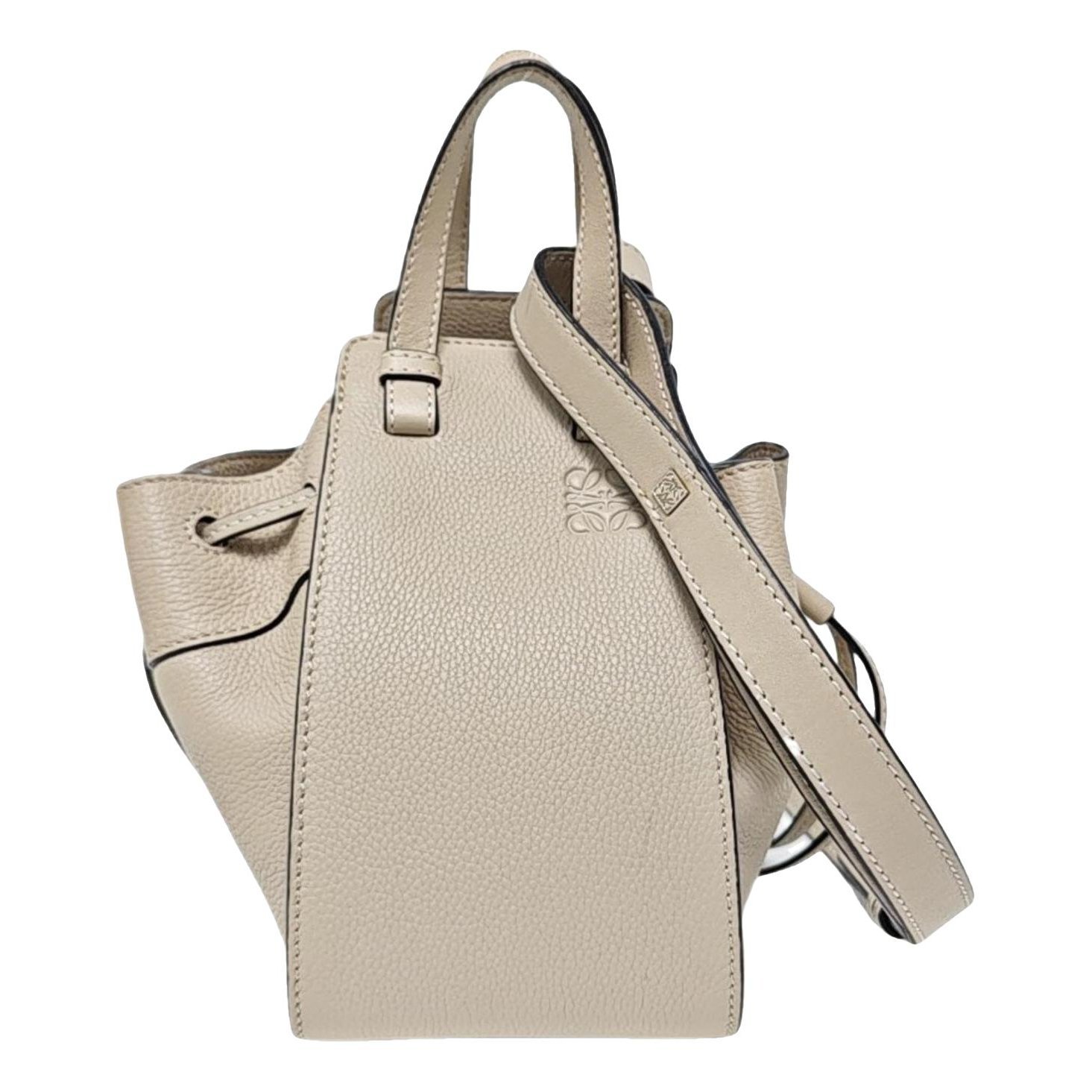 Hammock leather handbag