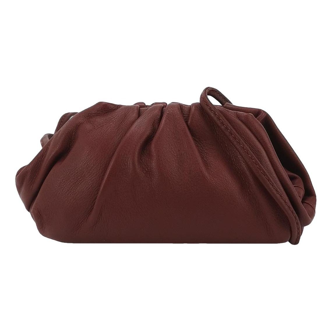 Pouch leather handbag