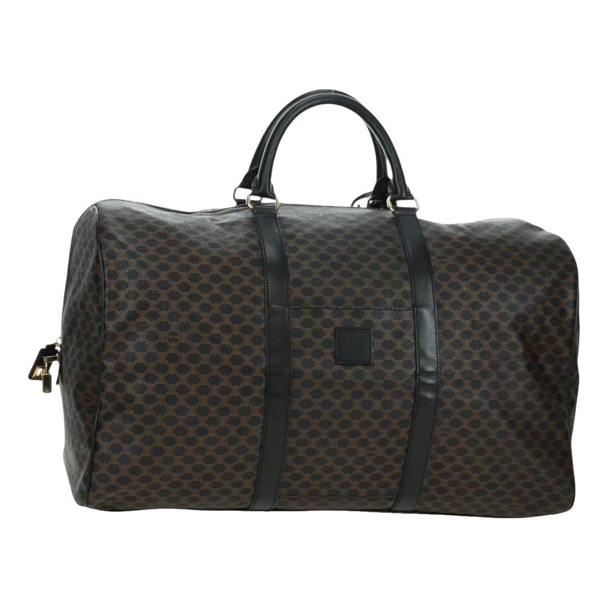 Leather bowling bag