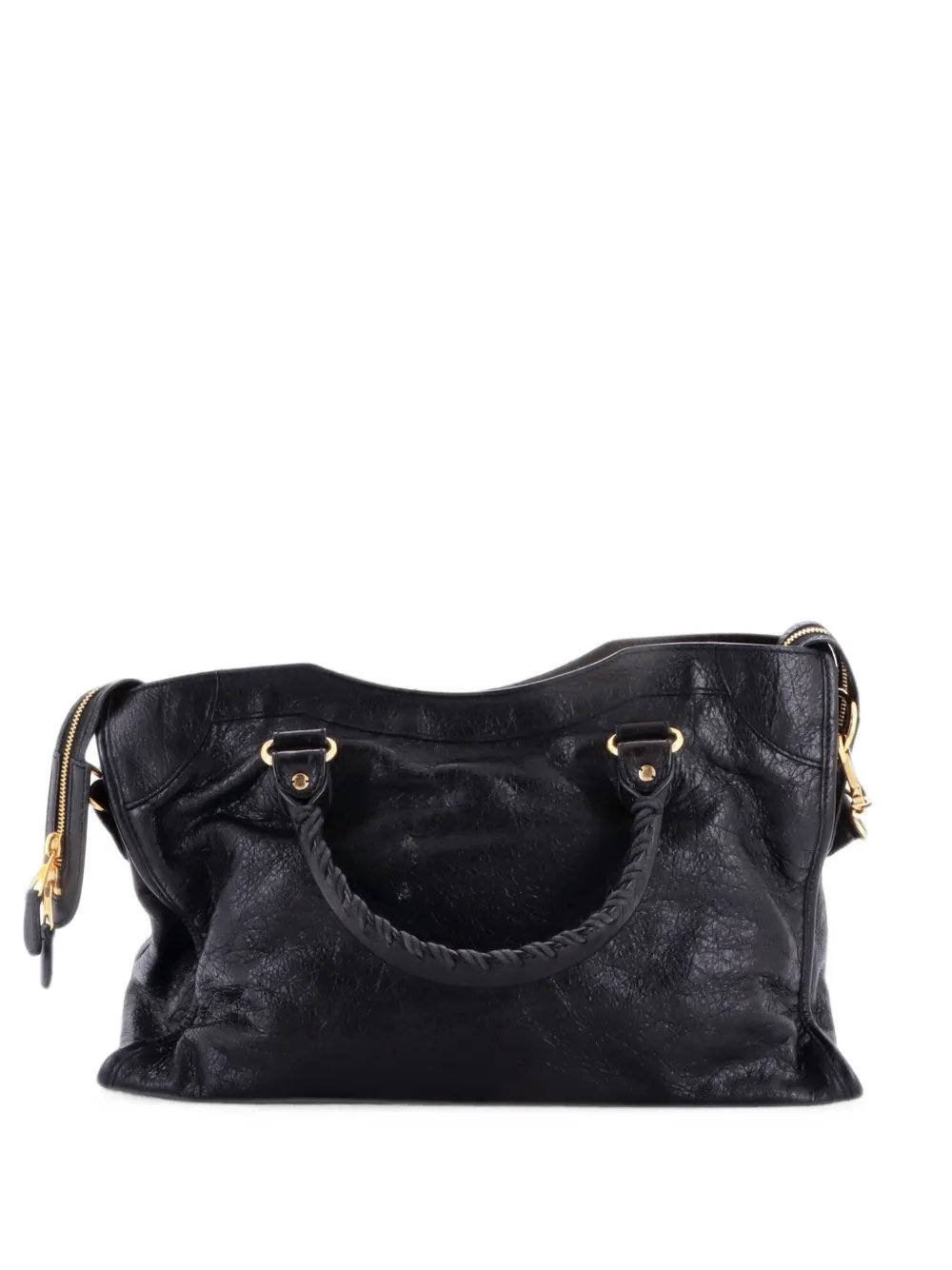 City Giant Studs Bag Leather Medium satchel