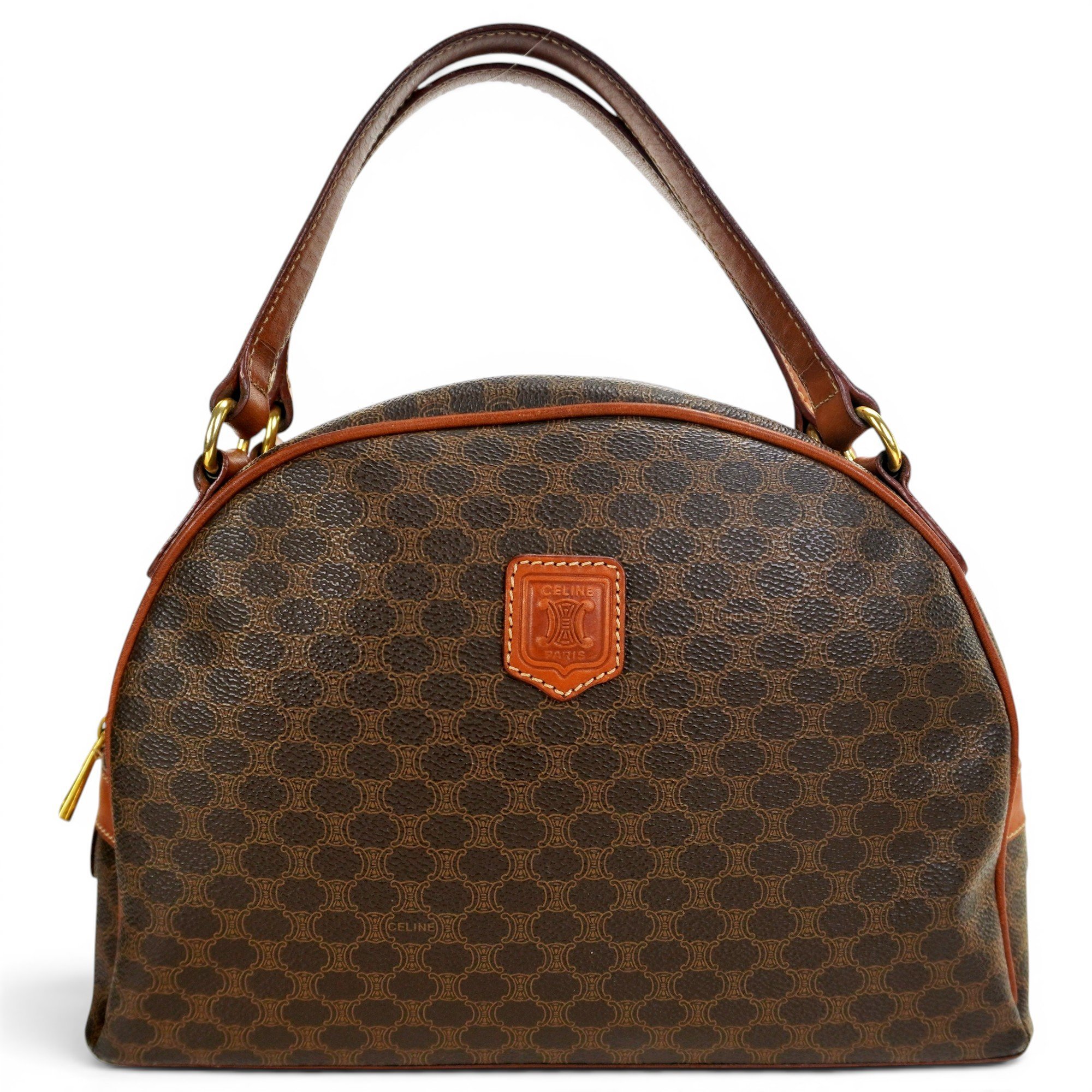 Triomphe leather handbag
