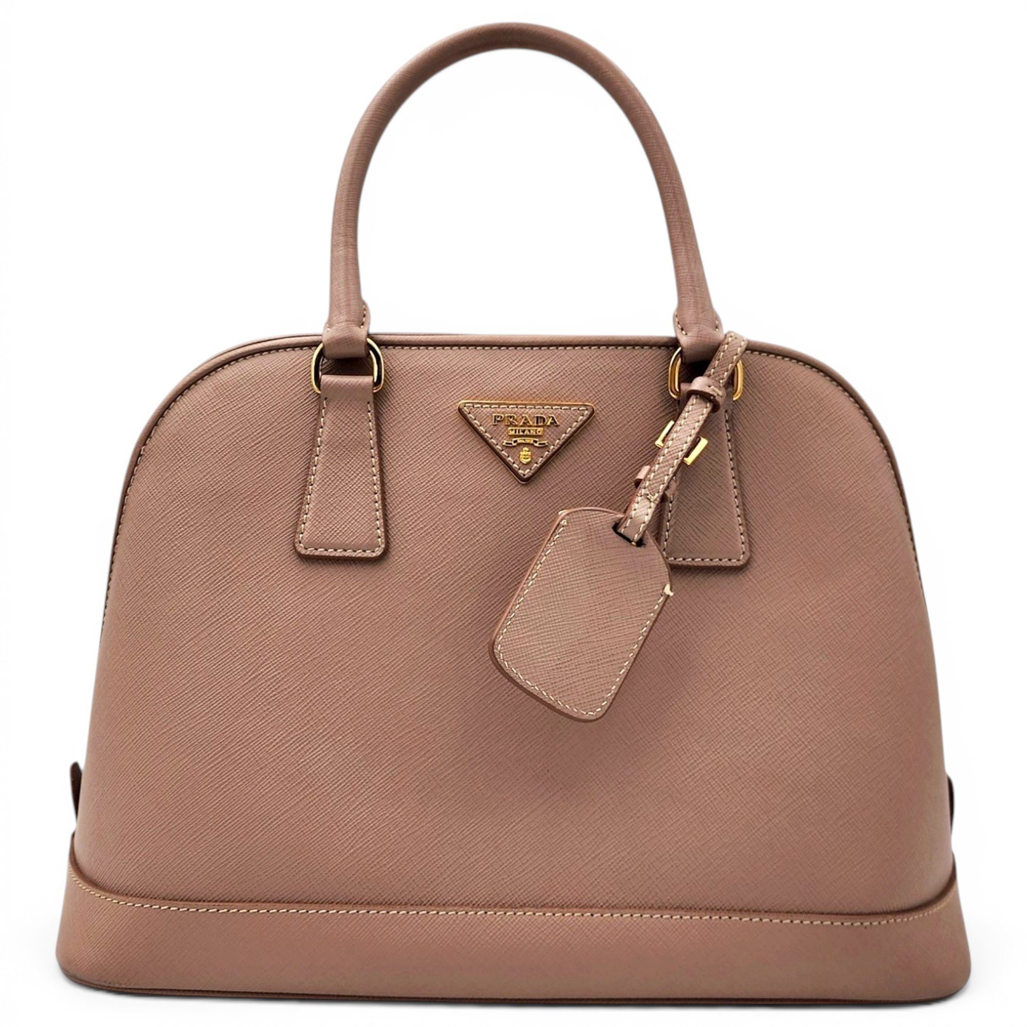 Promenade leather handbag