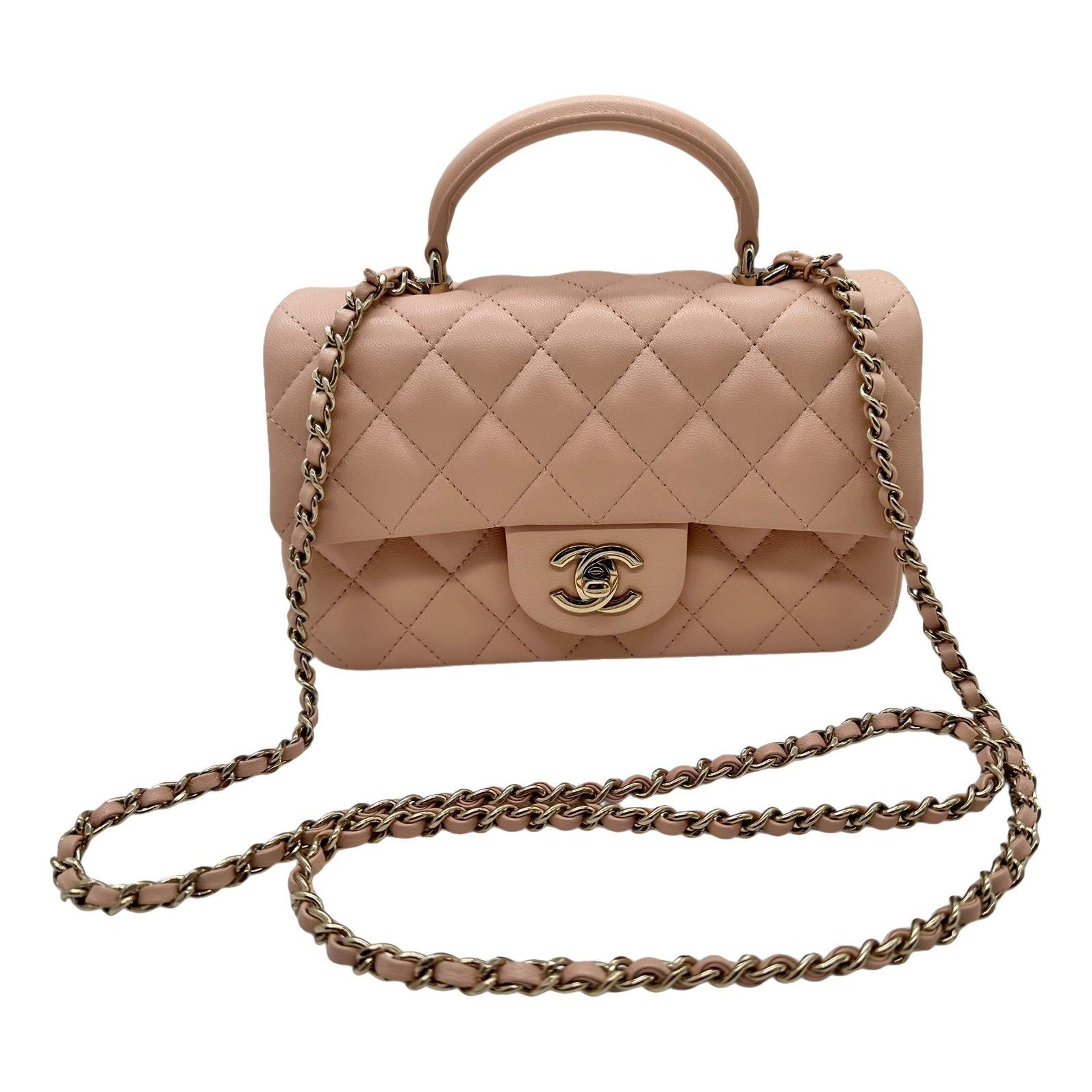 Timeless Classique Top Handle leather handbag