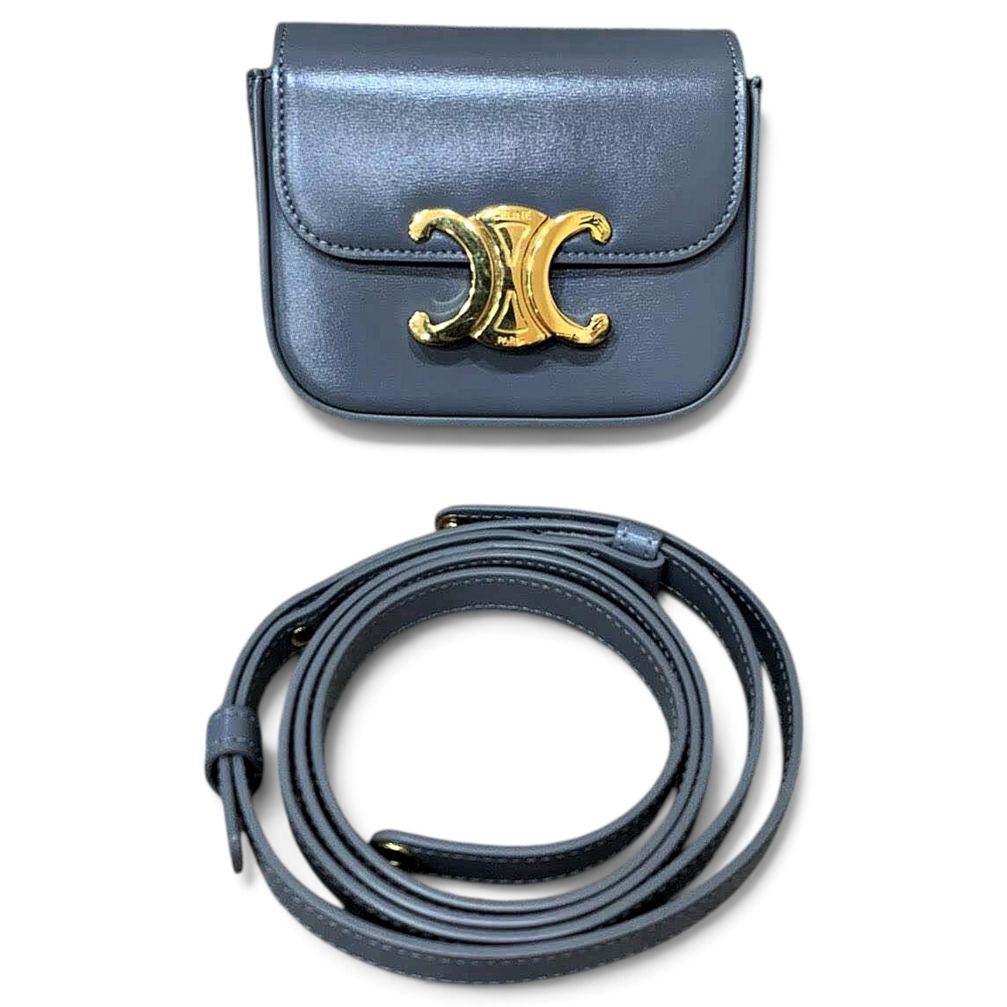 Triomphe leather handbag