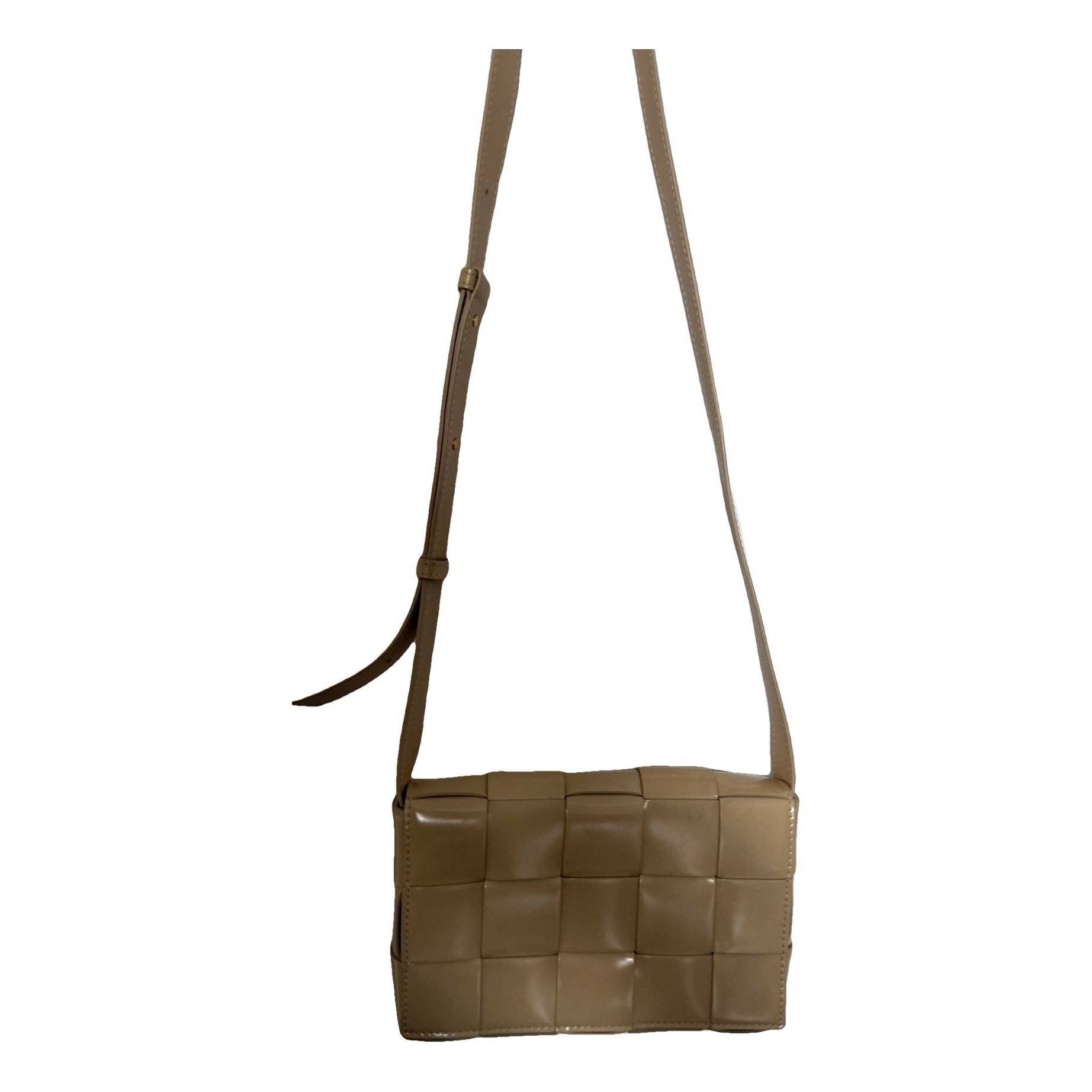 Cassette leather crossbody bag