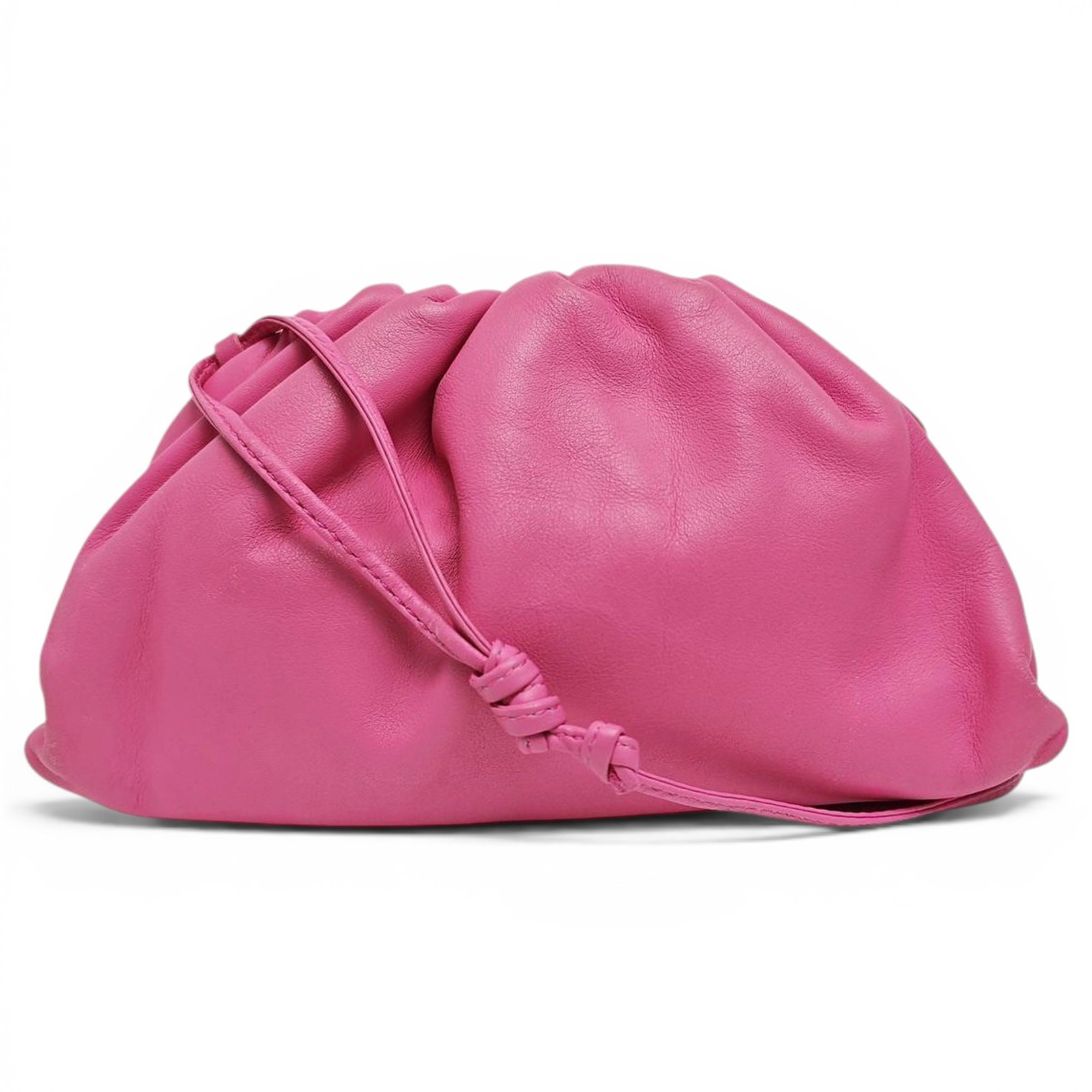 Pouch leather handbag