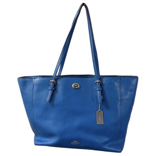 Leather tote