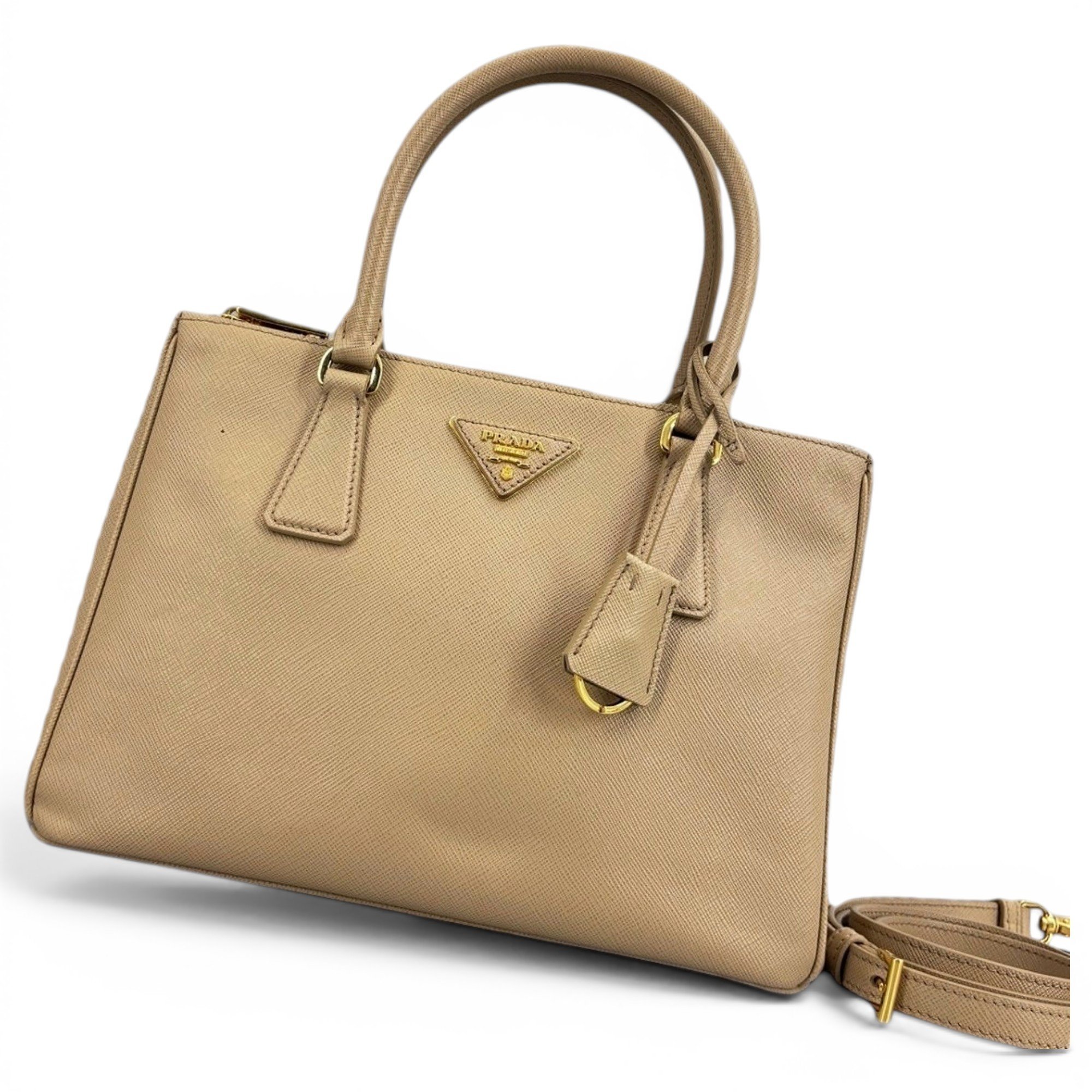 Galleria leather handbag