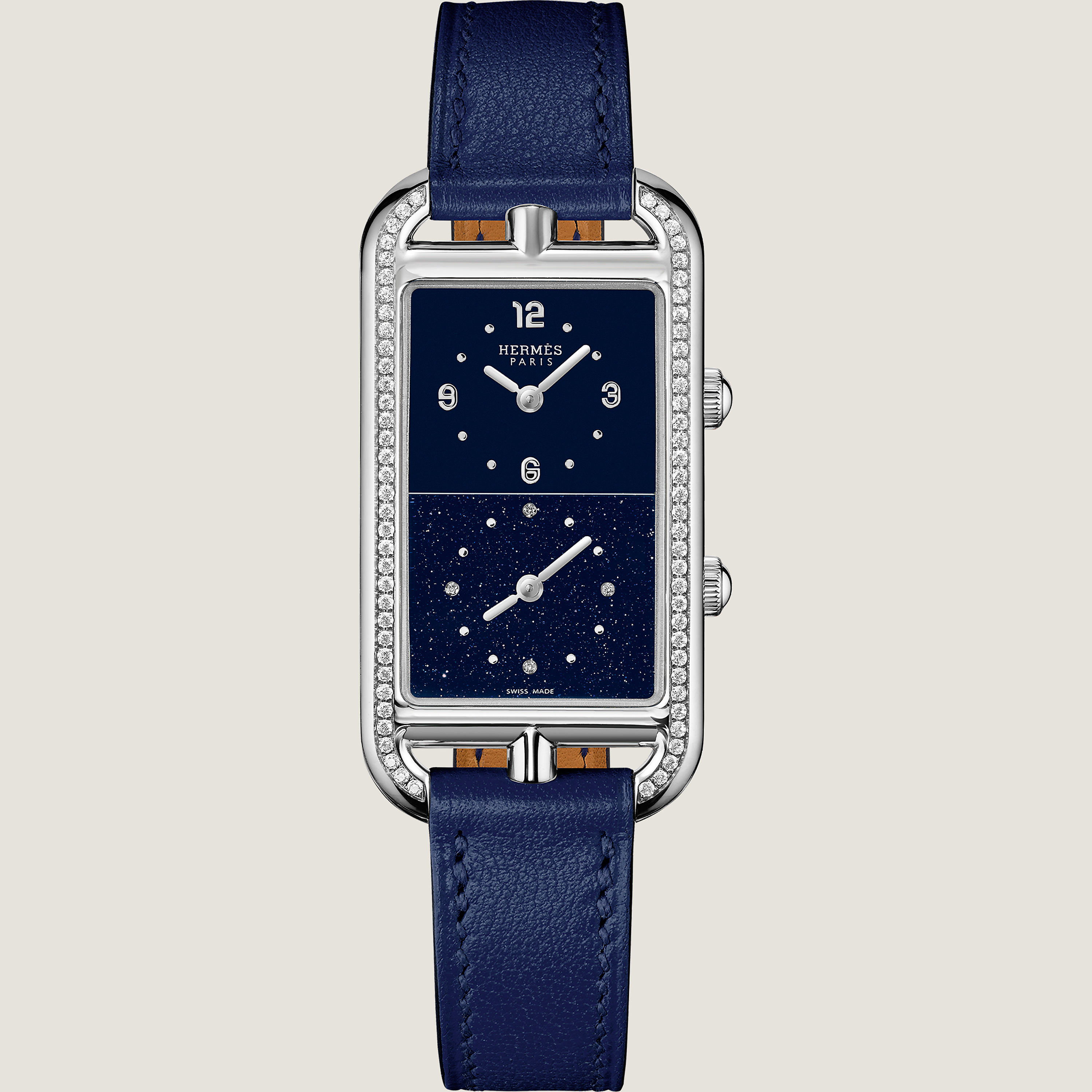 Nantucket Dual Time watch, Large model, 39 mm