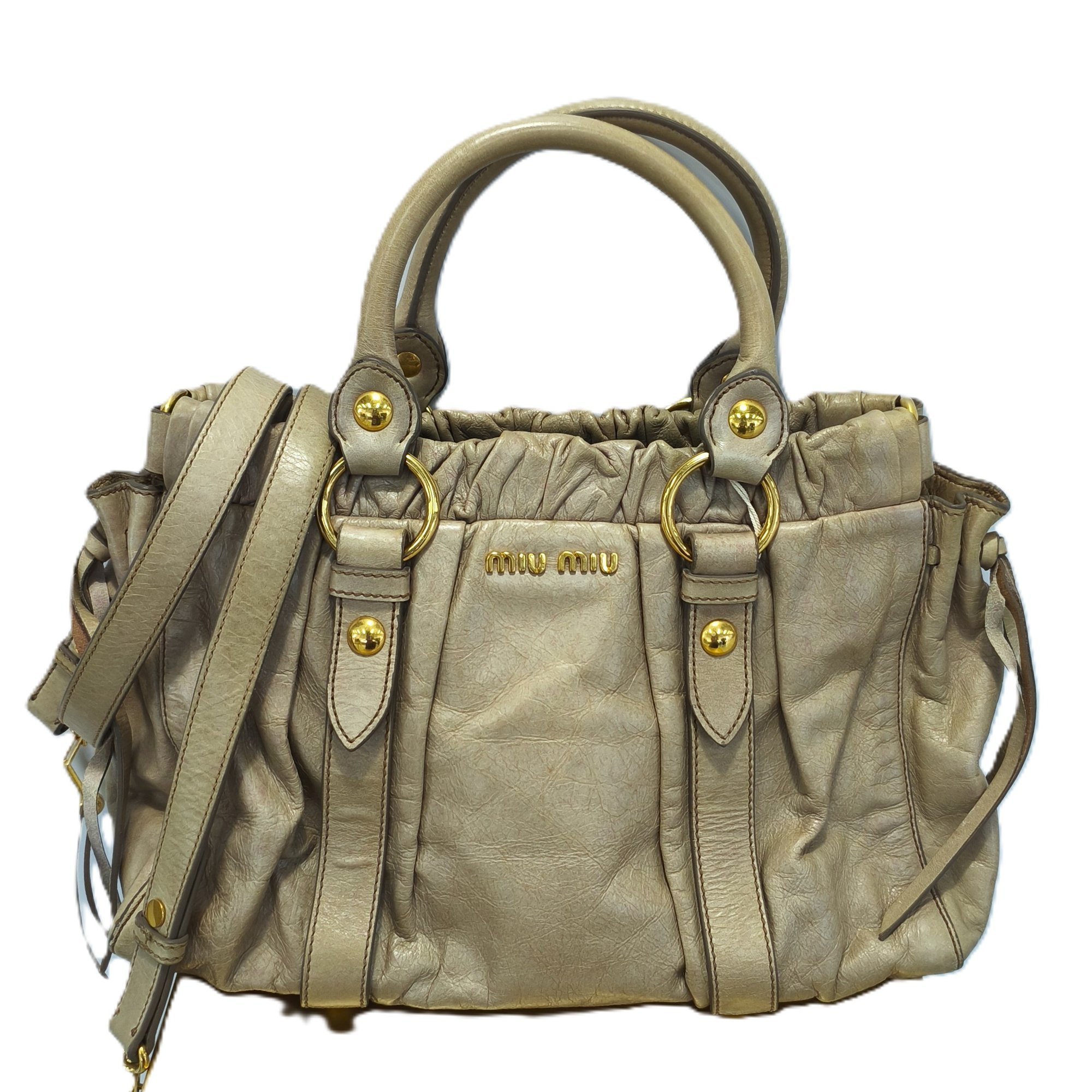 Vitello leather handbag
