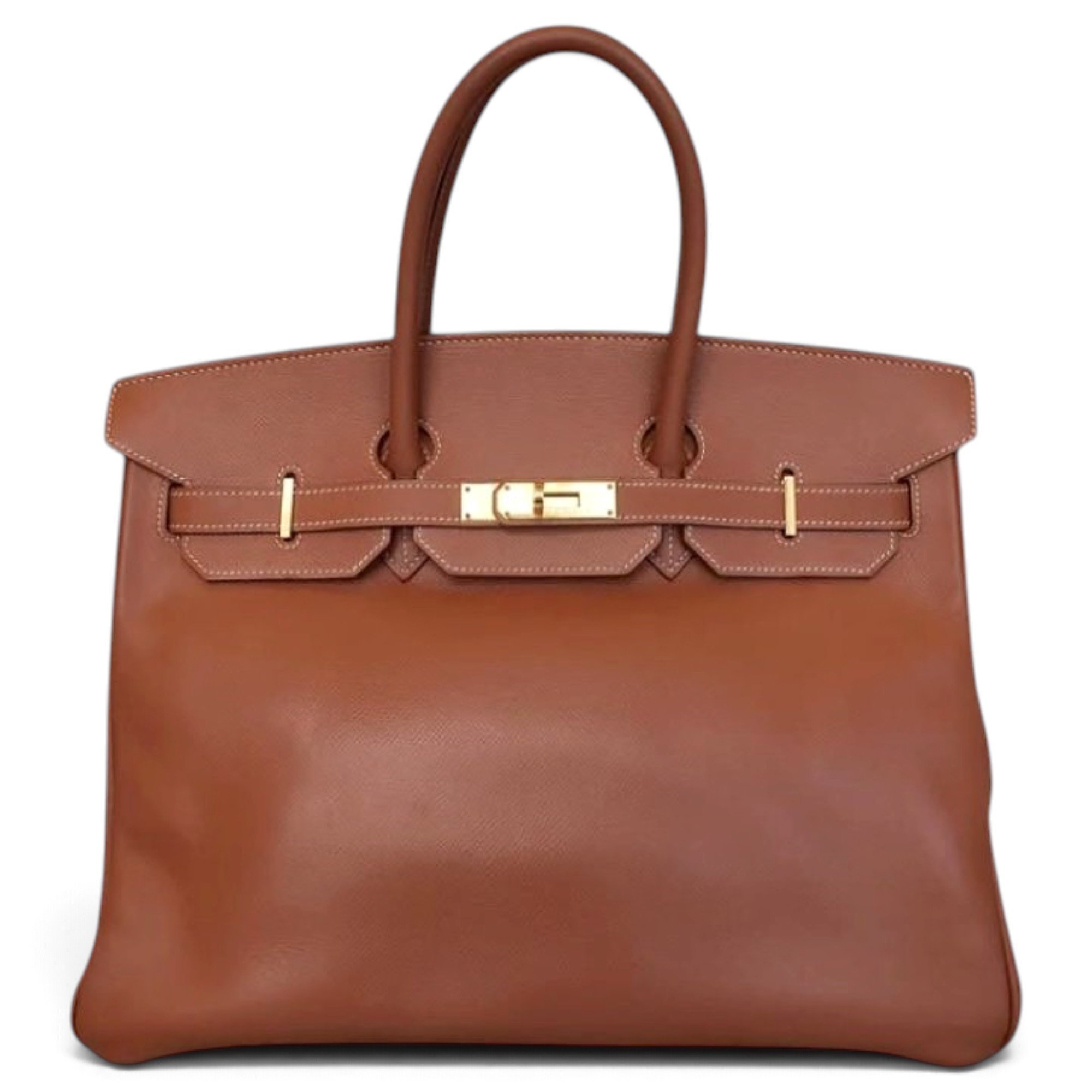 Birkin 35 leather handbag