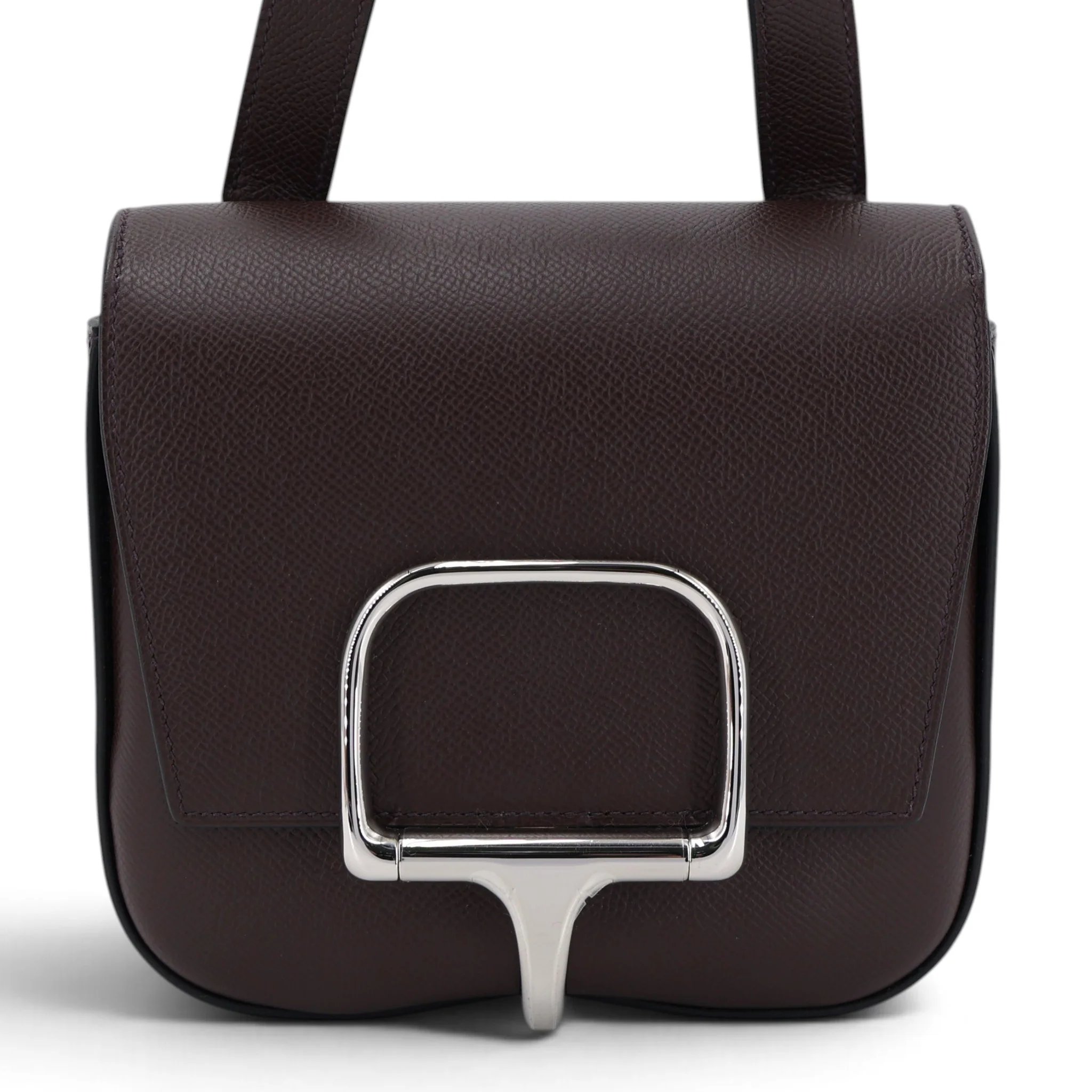 Unused ( Rank NS ) HERMÈS Della Cavalleria mini Rouge Sellier (0G) Bleu Saphir (73) Epsom Palladium hardware U (2022)