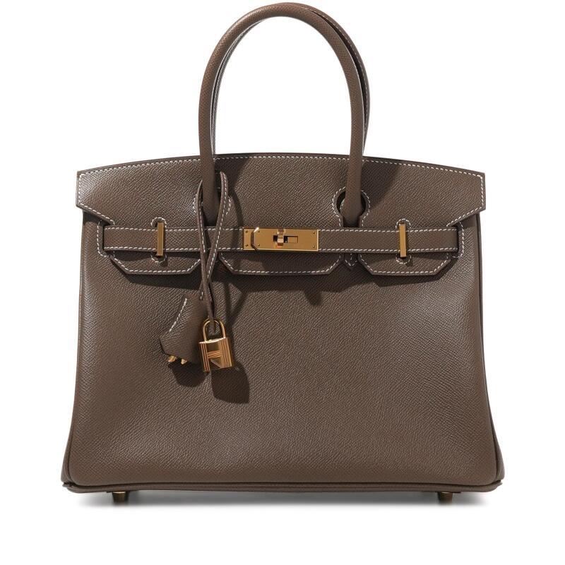Etoupe Epsom Birkin 30 Gold Hardware, 2022