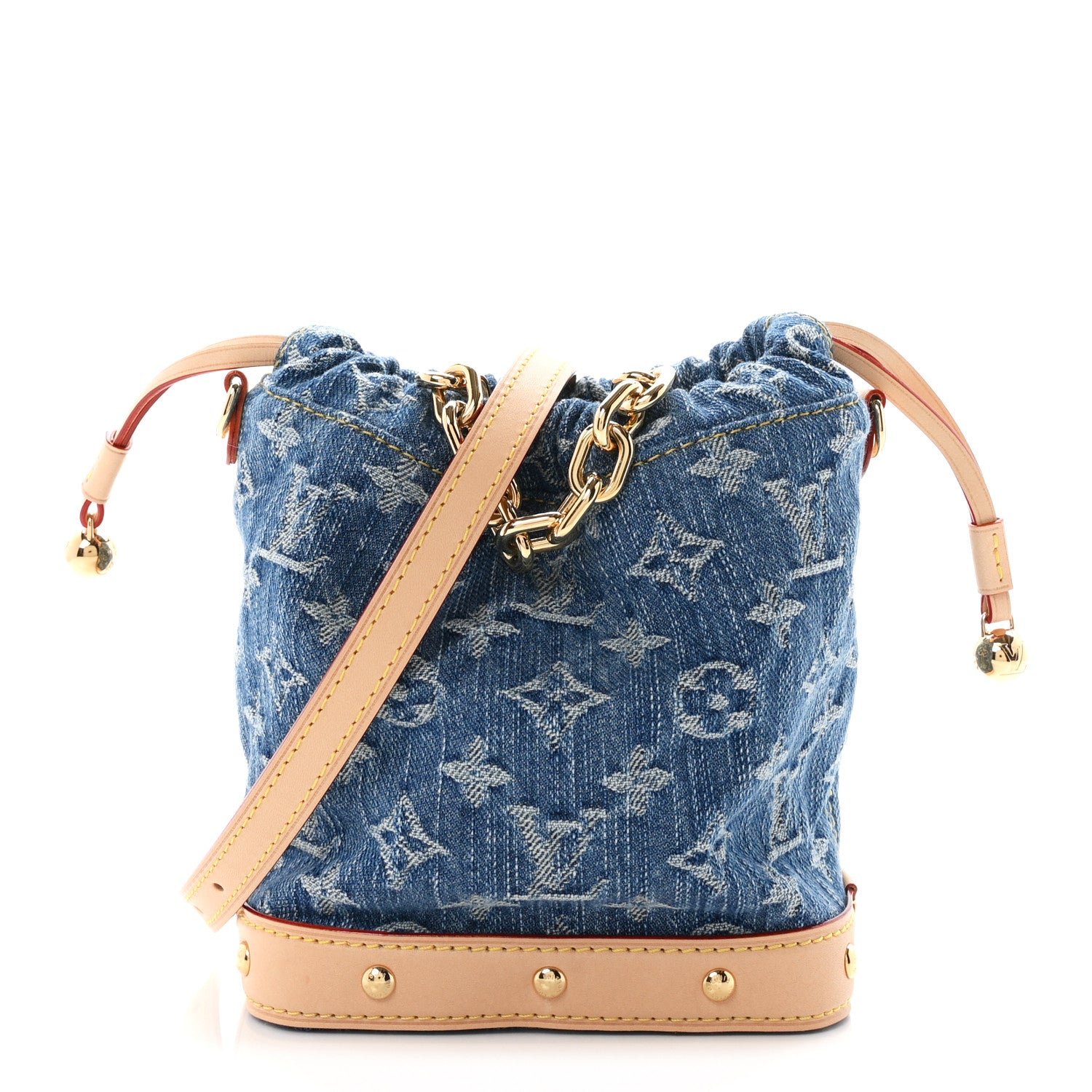 Louis Vuitton Monogram Denim Nano Noe Blue