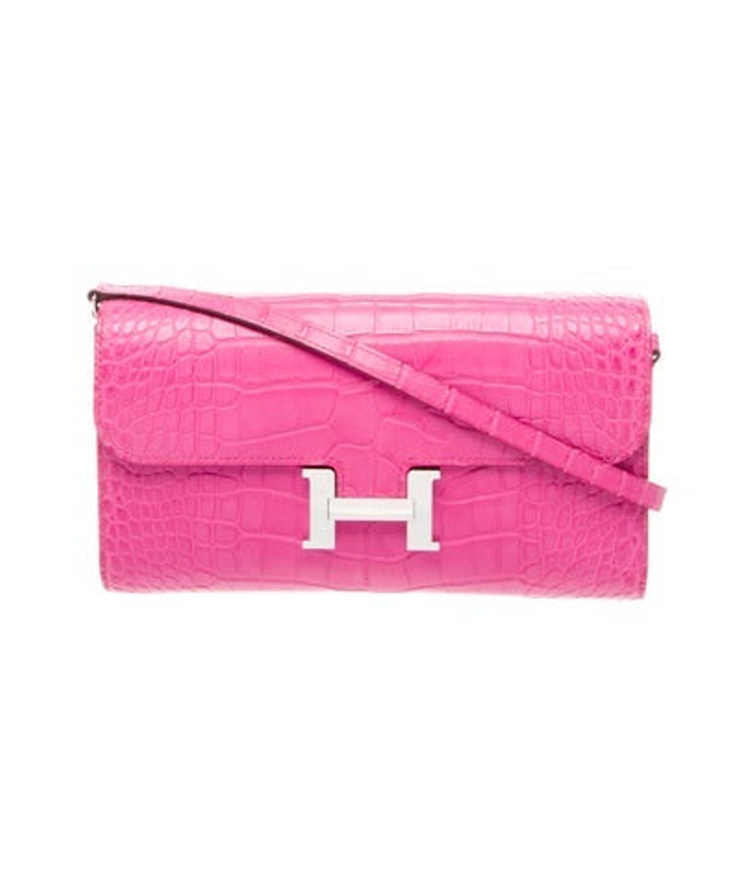 Hermes Matte Alligator Constance Long To Go Wallet