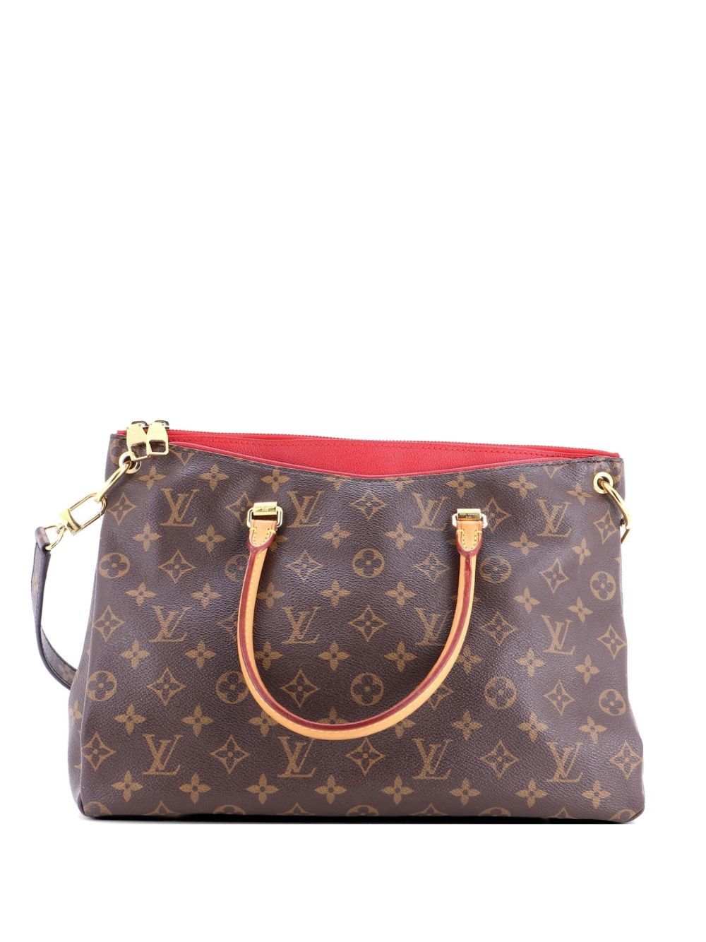Pallas Tote Monogram Canvas with Leather shoulder bag