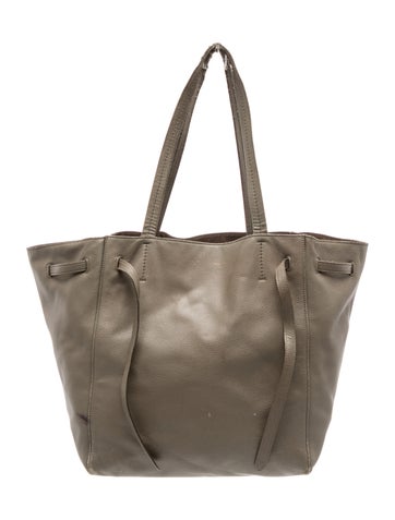 Leather Cabas Phantom w/Belt Small