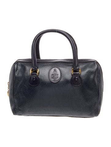 Leather Top Handle Bag Medium